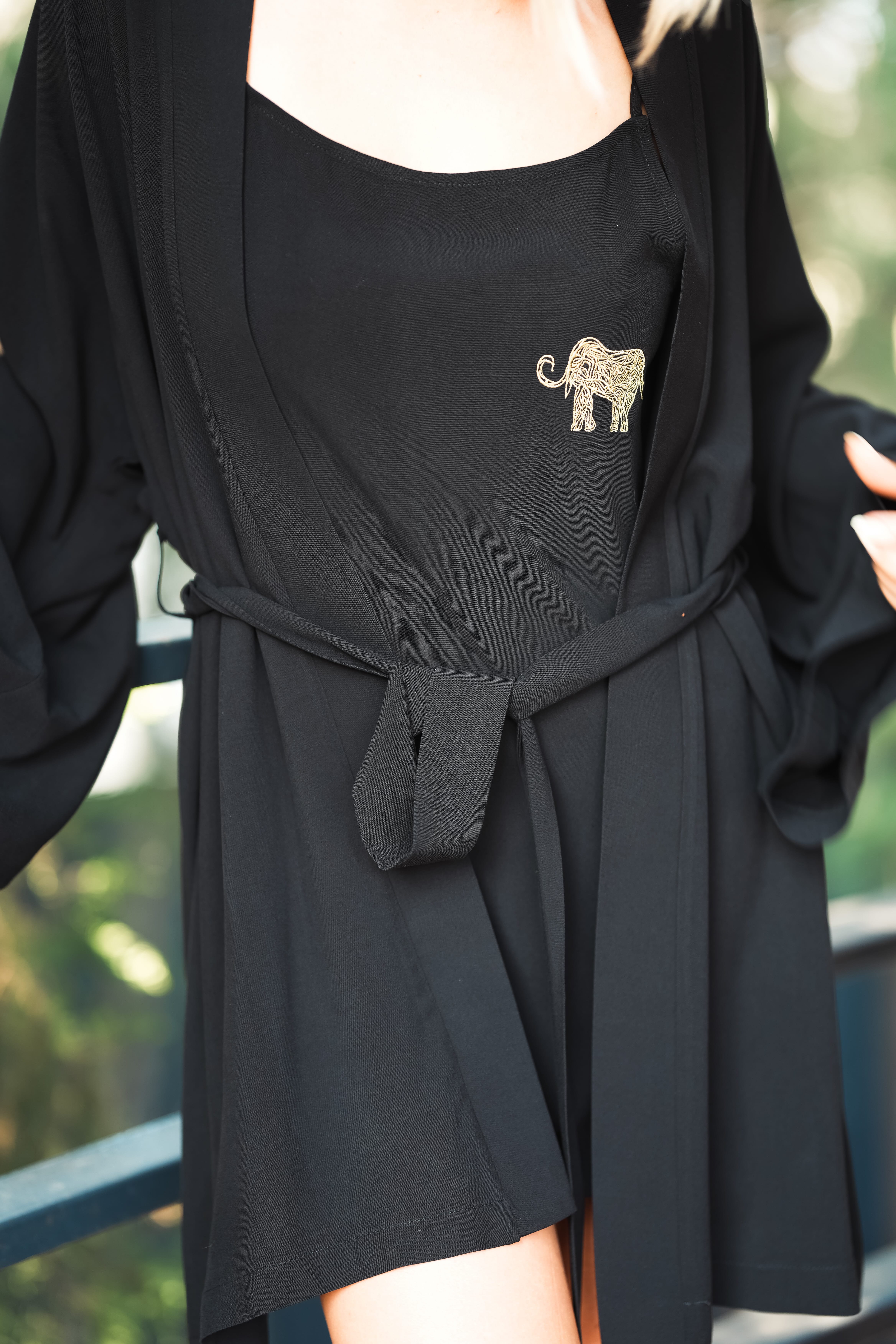 Zenmeri Siyah Kimono