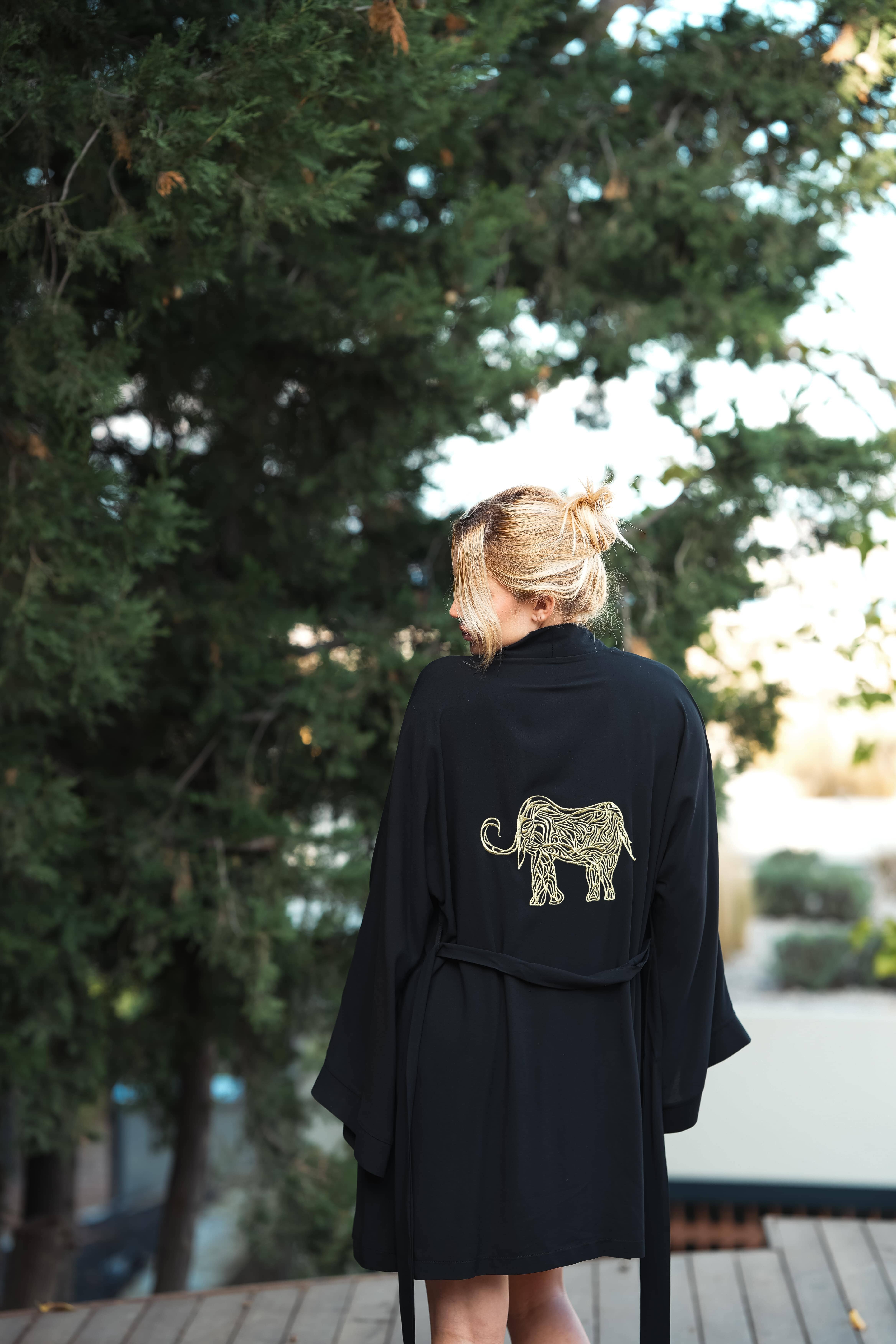 Zenmeri Siyah Kimono