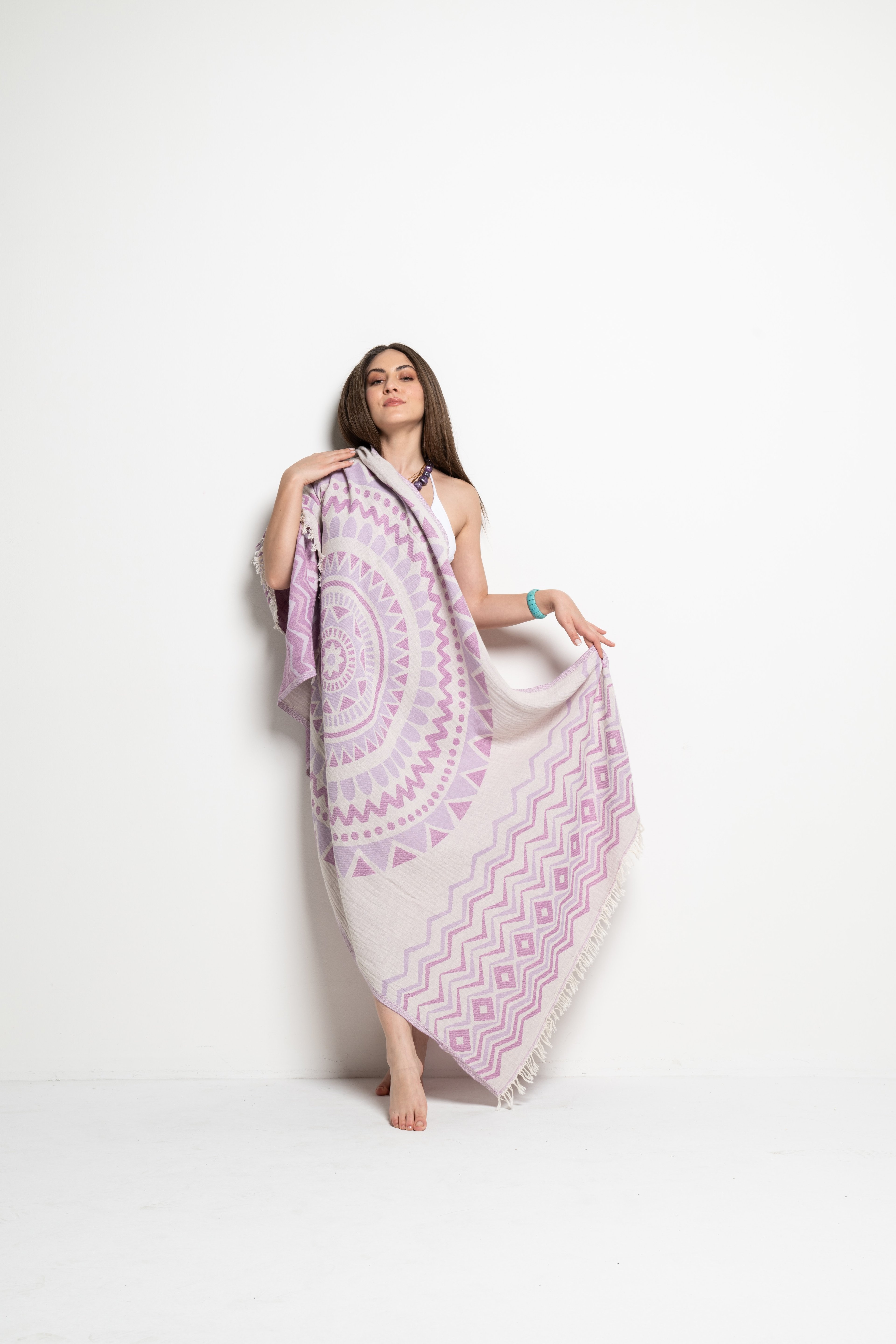 Mandala Lila Peştemal