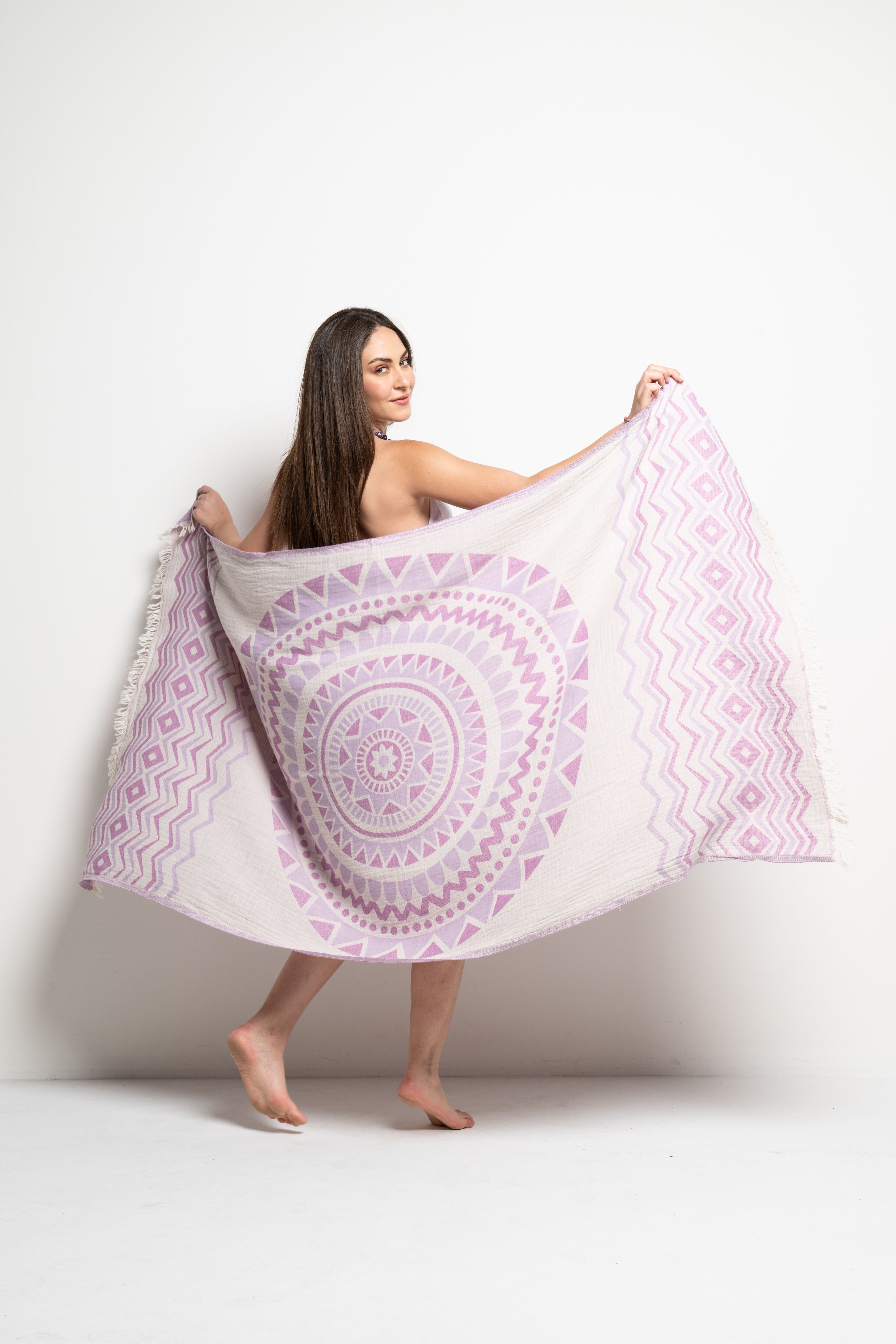 Mandala Lila Peştemal