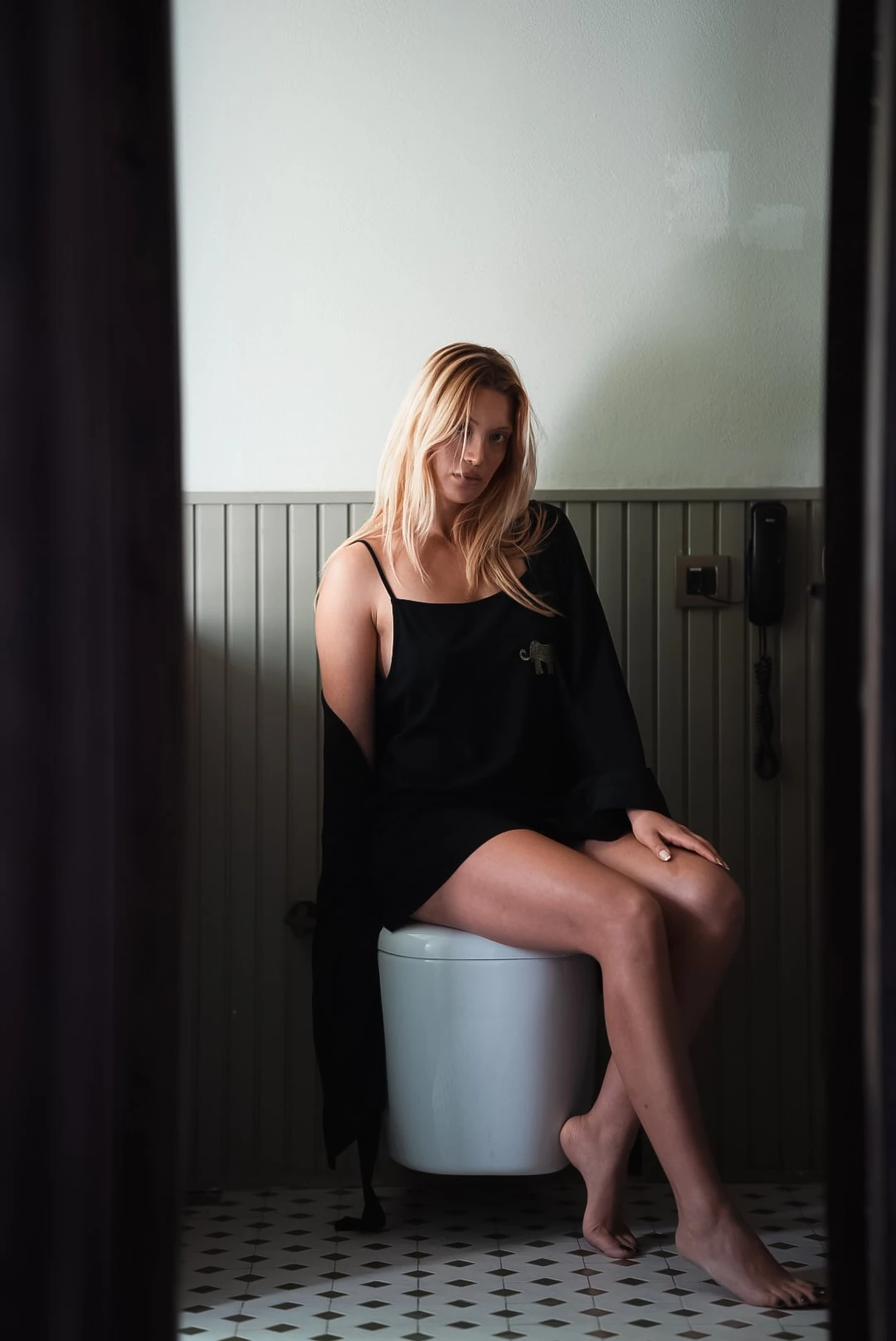 Zenmeri Siyah Gecelik