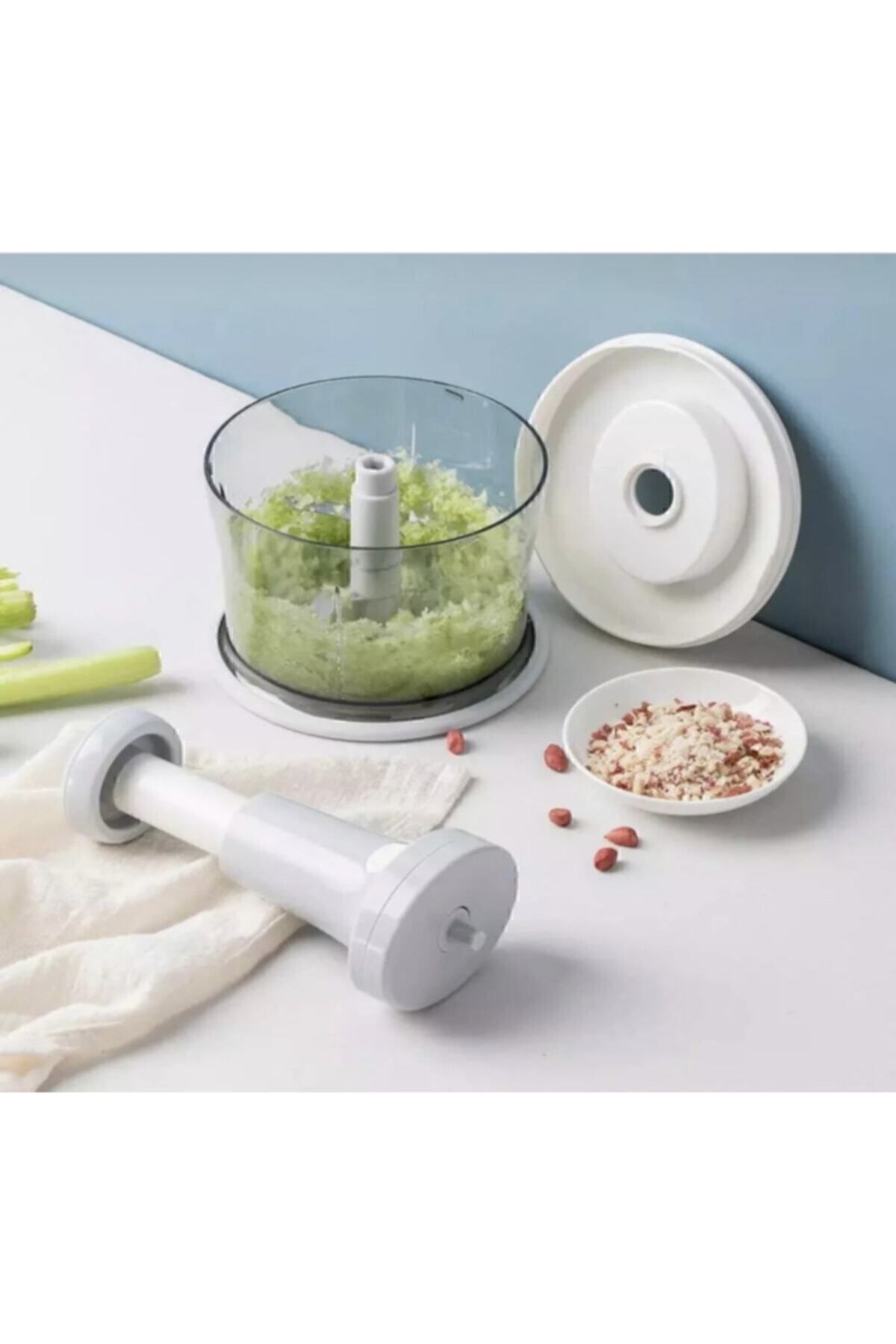Küçük Boy Pratik Basmalı El Rondosu Blender Asorti