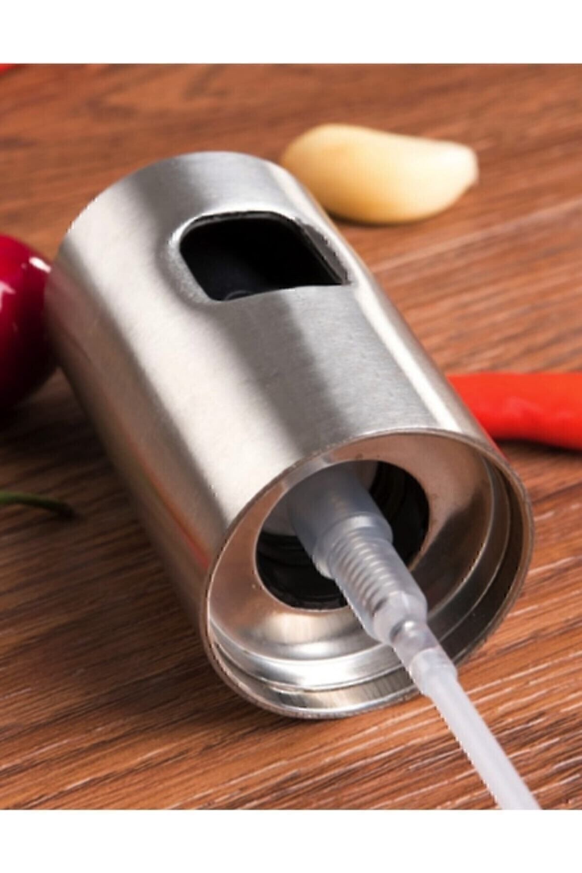 Zeytinyağı Cam Sprey Şişesi Sirke Balsamic Yağ Püskürtücü Barbekü Sosu Yağdanlık 100 ml