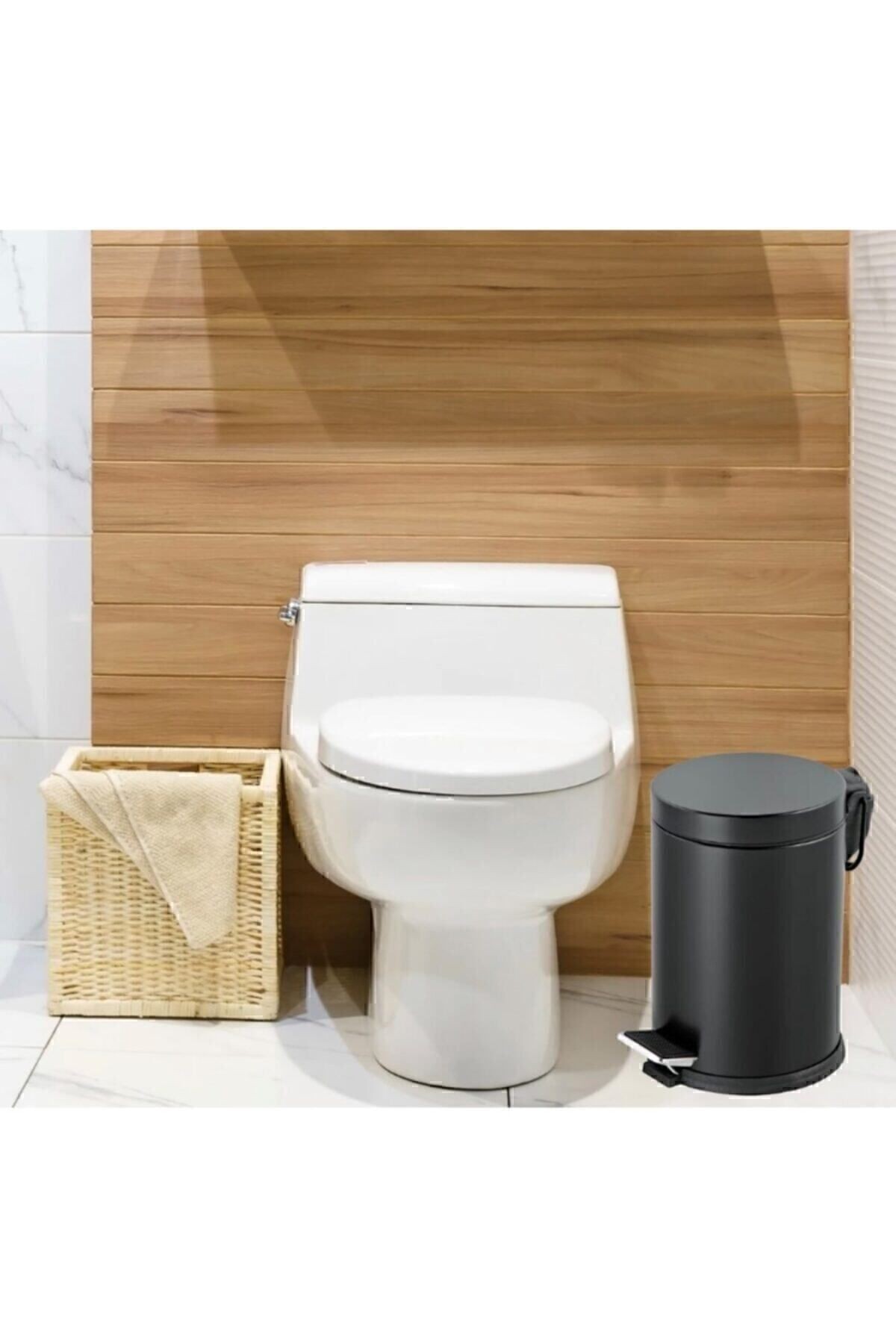 5 Litre Siyah Çöp Kovası