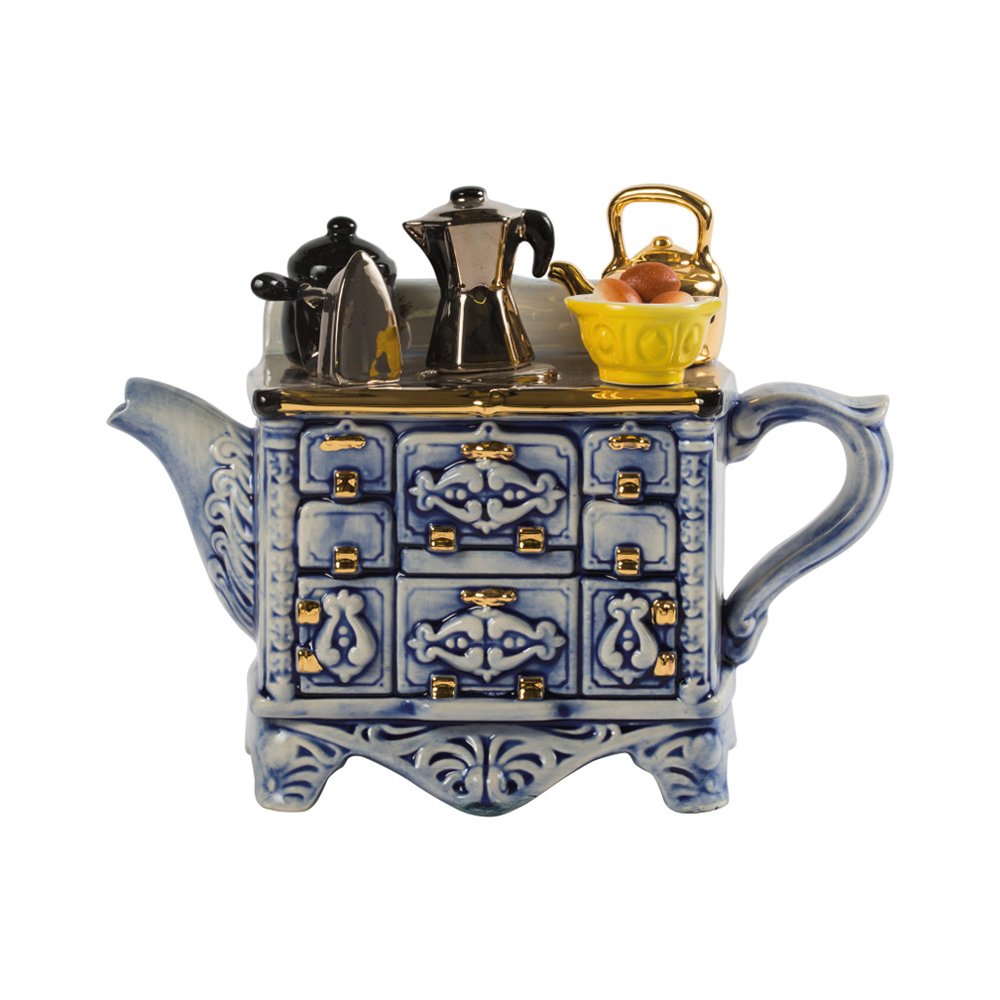 Ceramic Inspirations Fransız Sobası 3000 Limitli Büyük Seramik Teapot