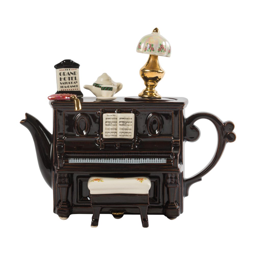 Ceramic Inspirations Piano Tea Dance Büyük Boy Seramik Teapot