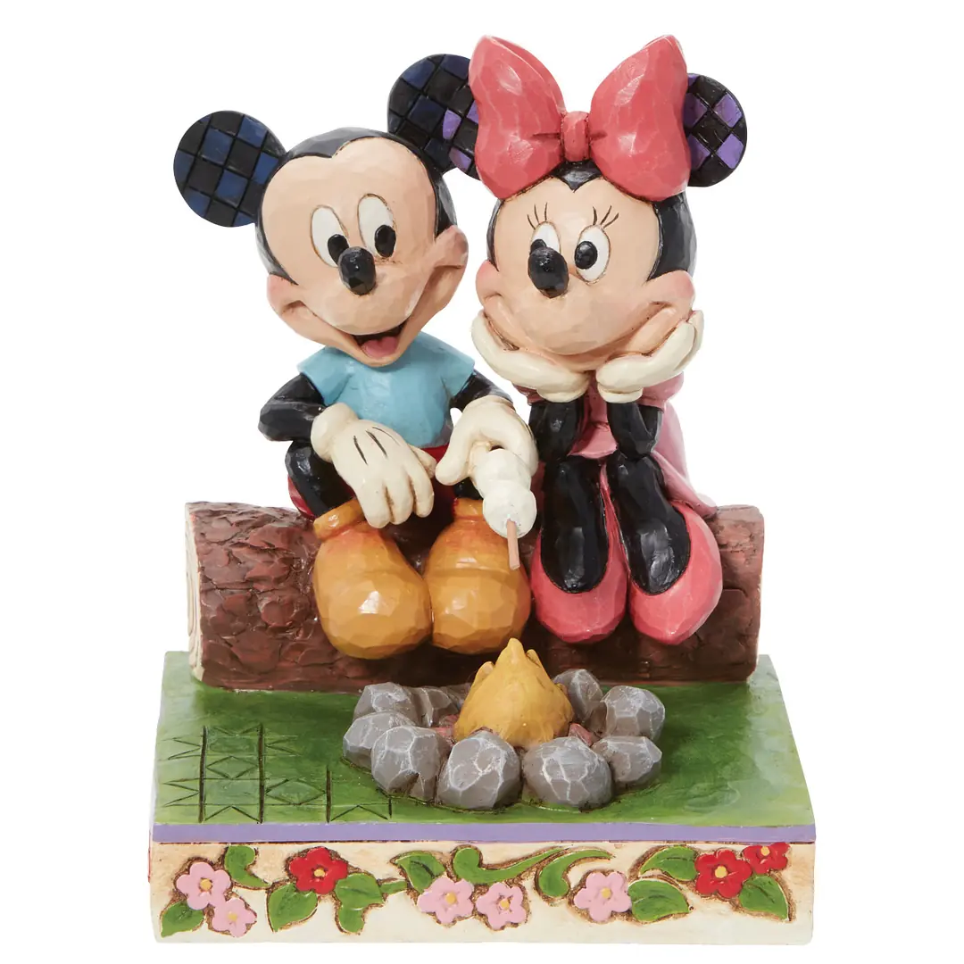 Disney Disney Mickey ve Minnie Mouse Kamp Ateşi Figür Biblo