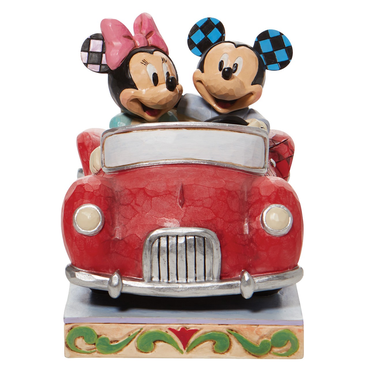 Disney Güzel Bir Yolculuk Mickey ve Minnie Mouse Figür Biblo