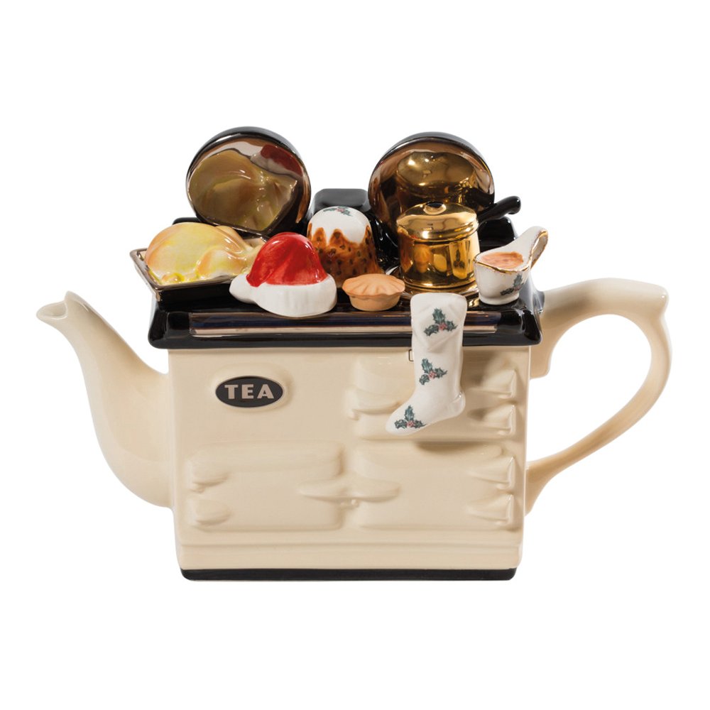 Ceramic Inspirations Tea Aga Christmas Style Büyük Seramik Teapot