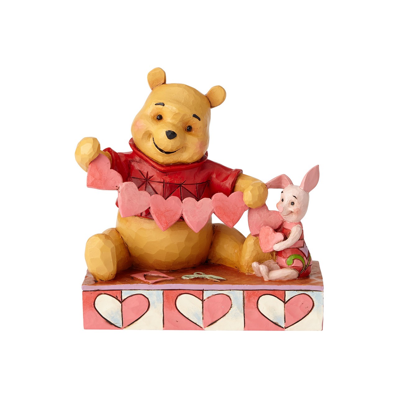 Disney Handmade Valentine Pooh Piglet Lisanslı Figür Biblo