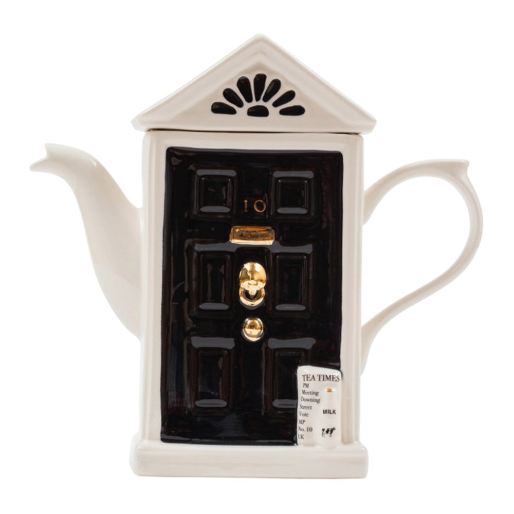 Ceramic Inspirations Downing Street Door Büyük Boy Seramik Teapot