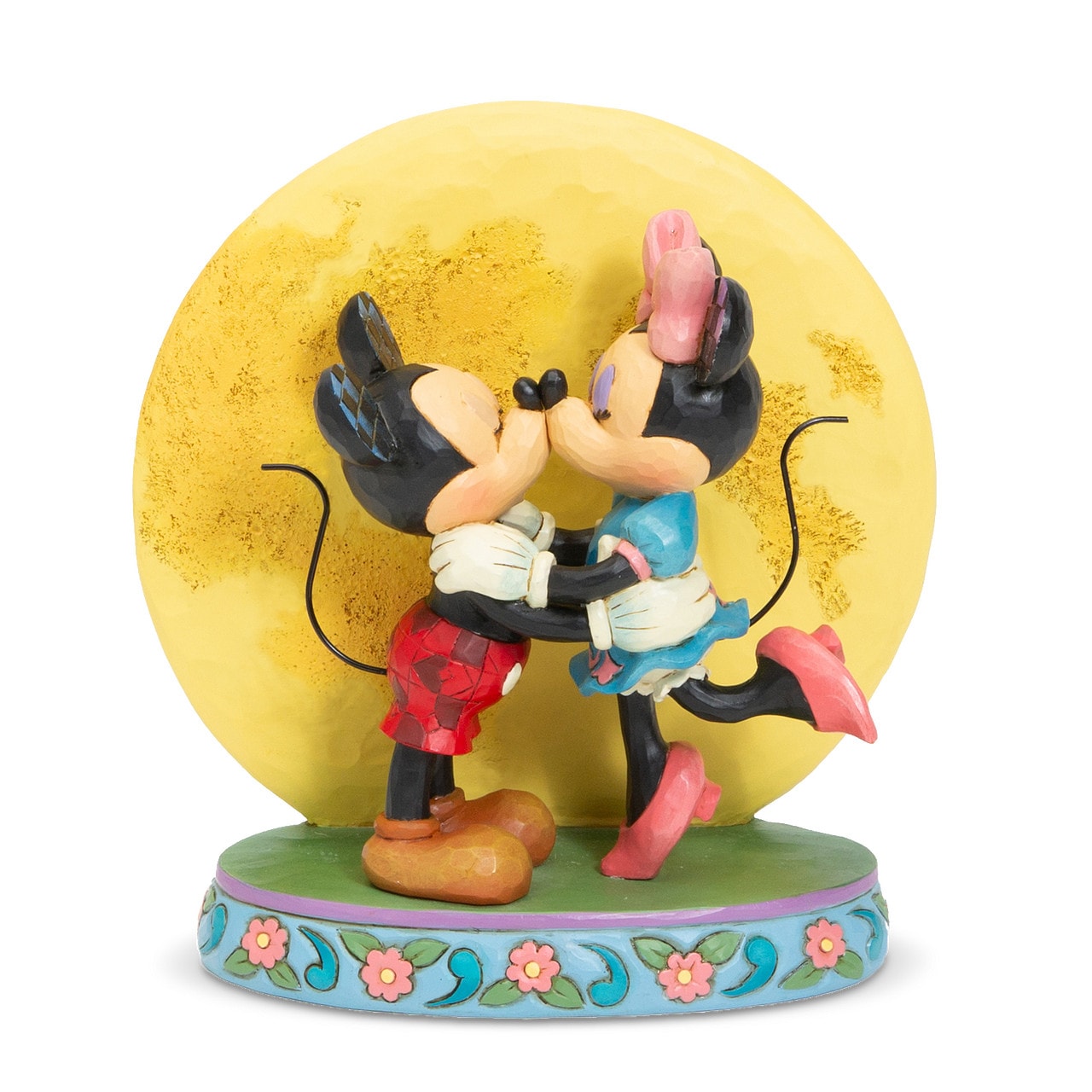 Disney Sihirli Ayışığı Mickey Minnie ve Ay Dekoratif Figür Biblo
