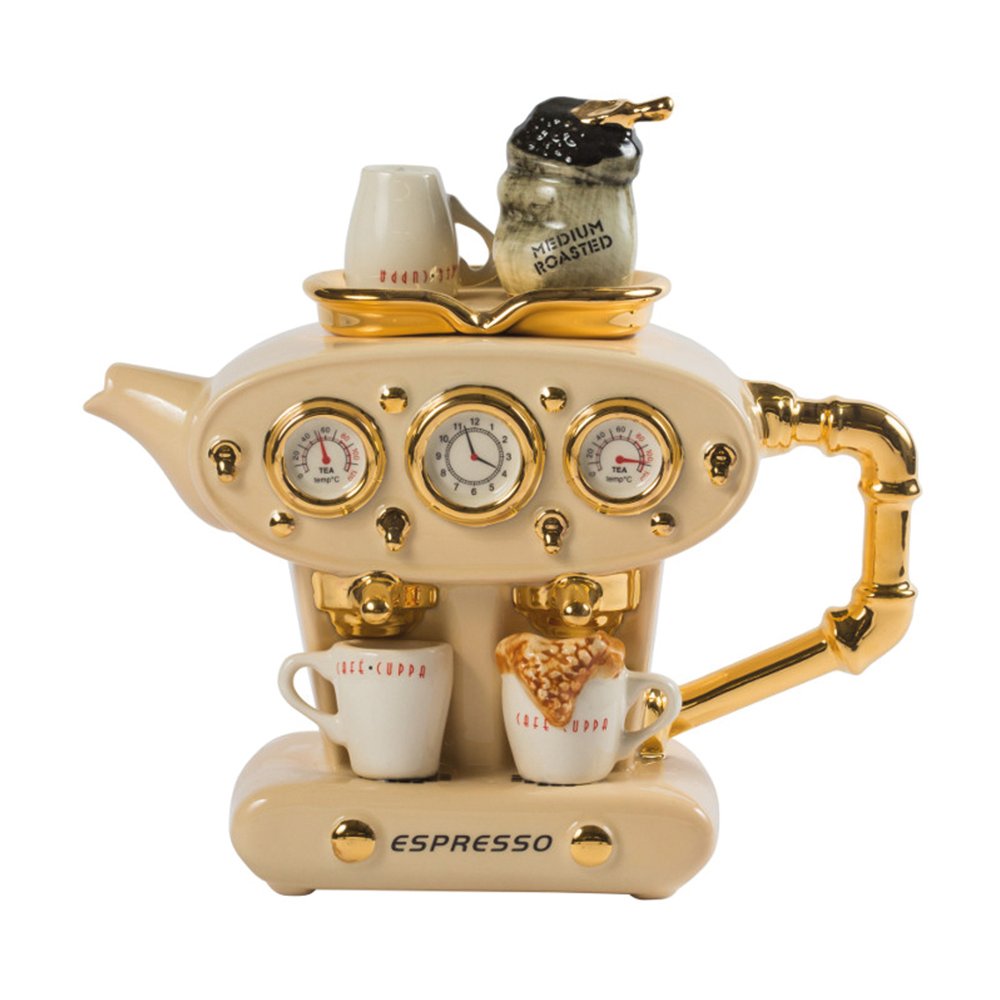 Ceramic Inspirations Double Espresso Makinası Büyük Seramik Teapot