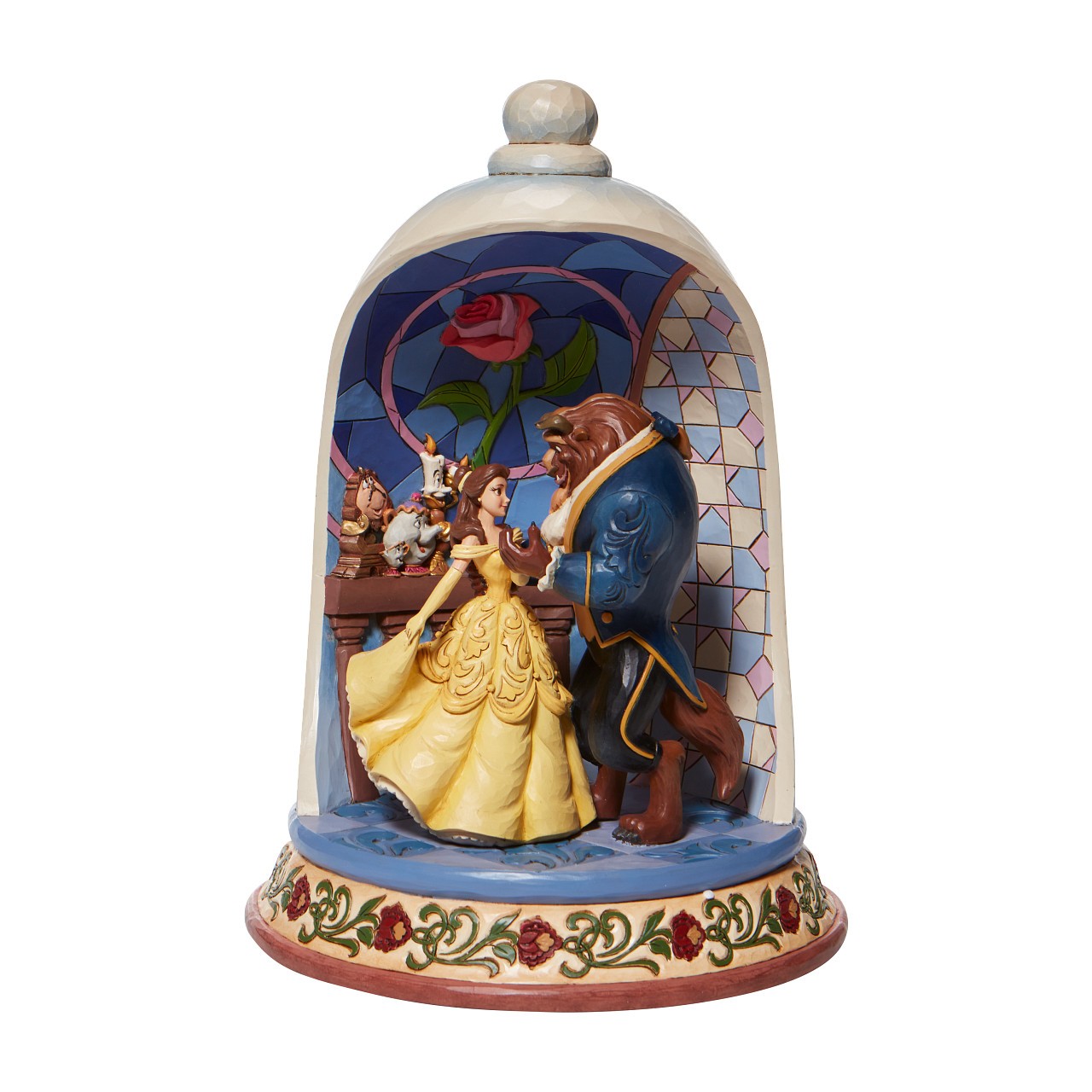 Disney Büyülü Aşk Beauty ve The Beast Diorama Kubbe Figür Biblo