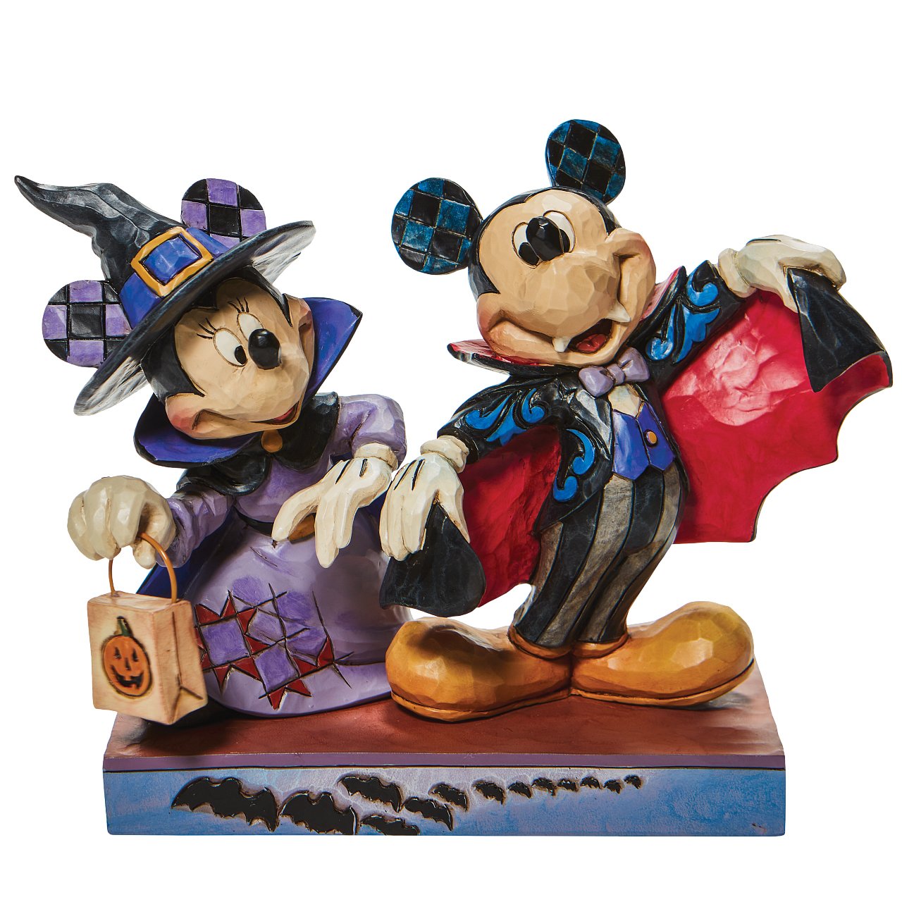 Disney Korkunç Şeker mi Şaka mı Mickey ve Minnie Vampir Figür Biblo