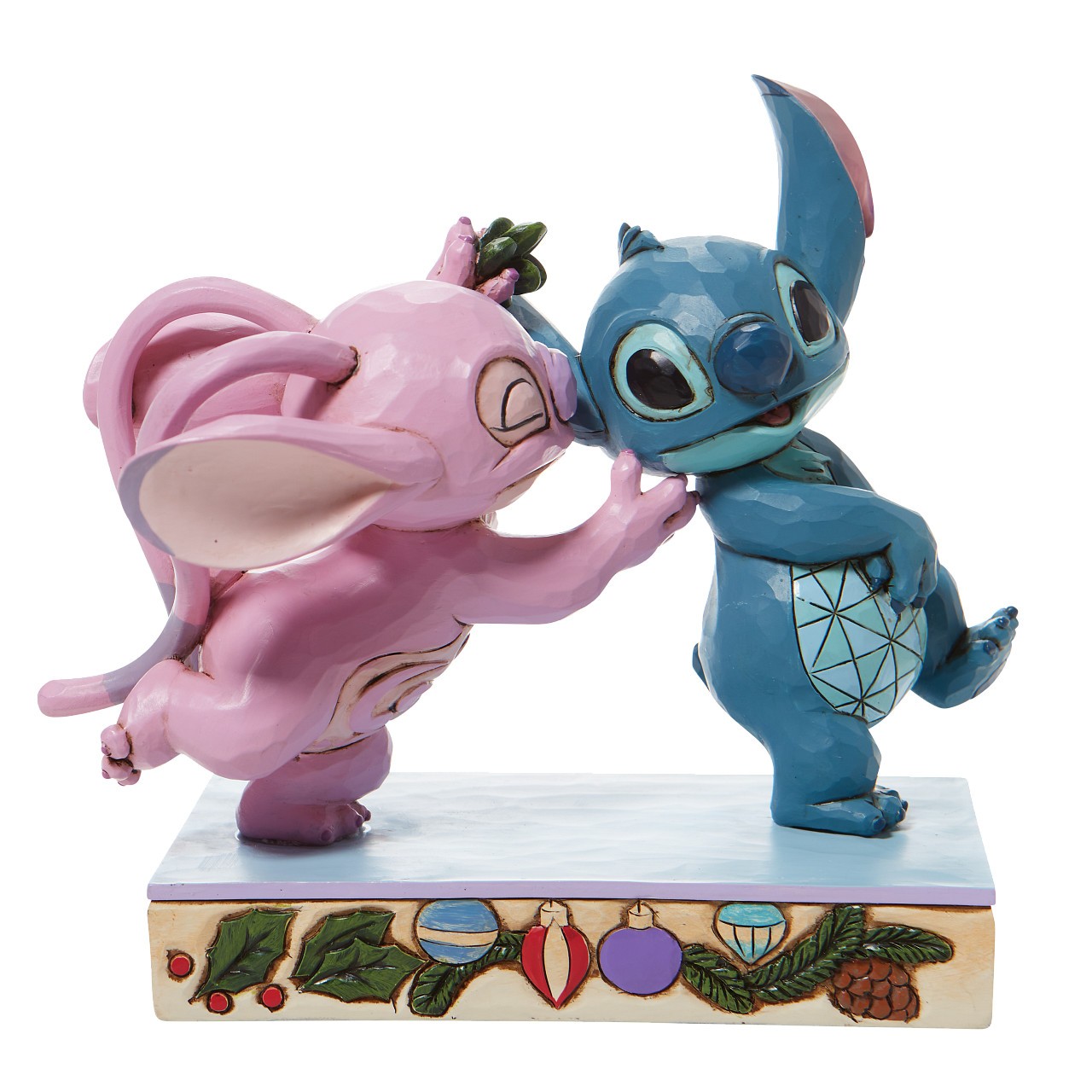 Disney Ökseotu ile Stitch ve Angel Figür Biblo