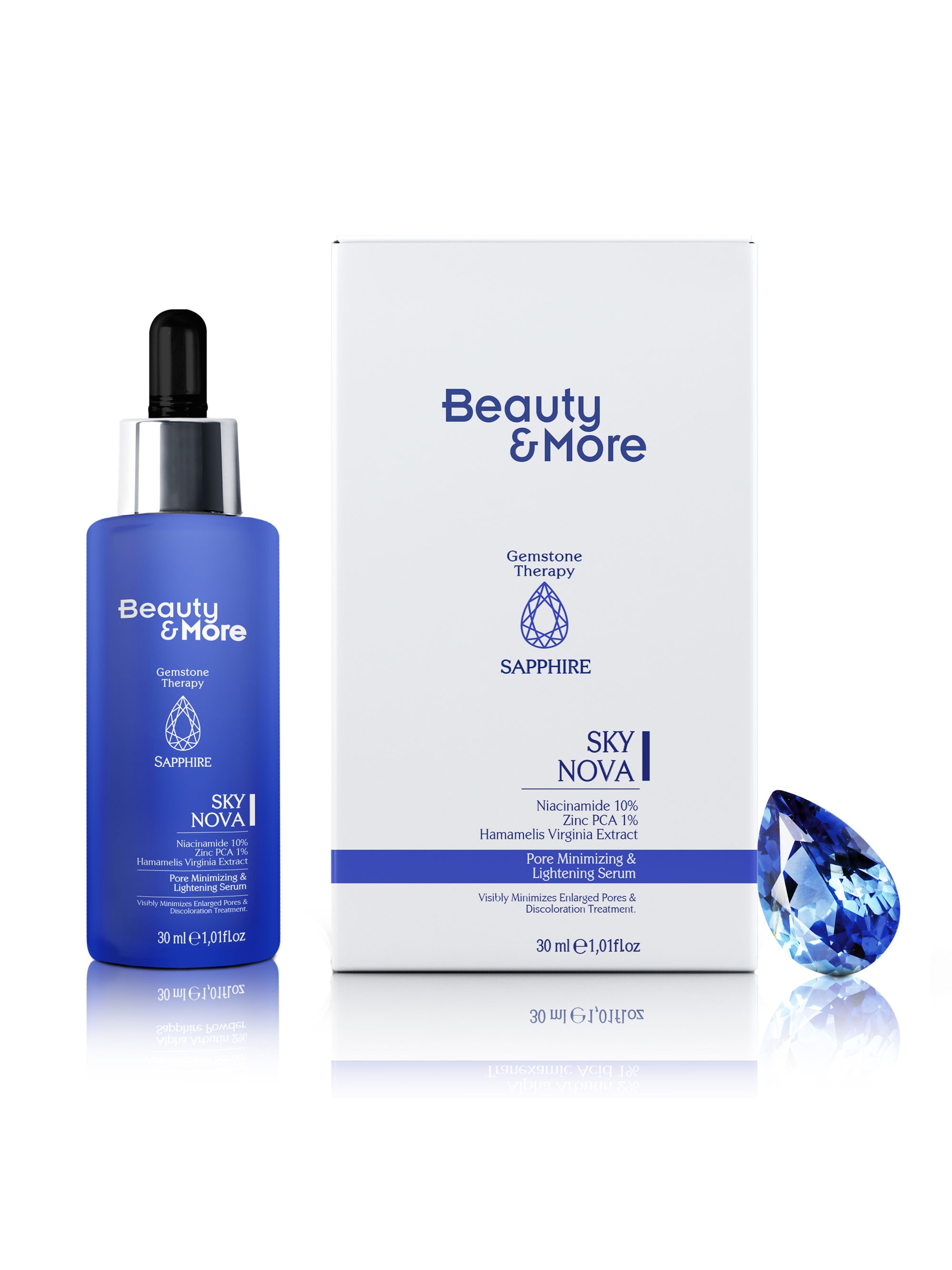 Beauty&More Safir Sky Nova Gözenek Sıkılaştırıcı & Aydınlatıcı Serum 30 ml