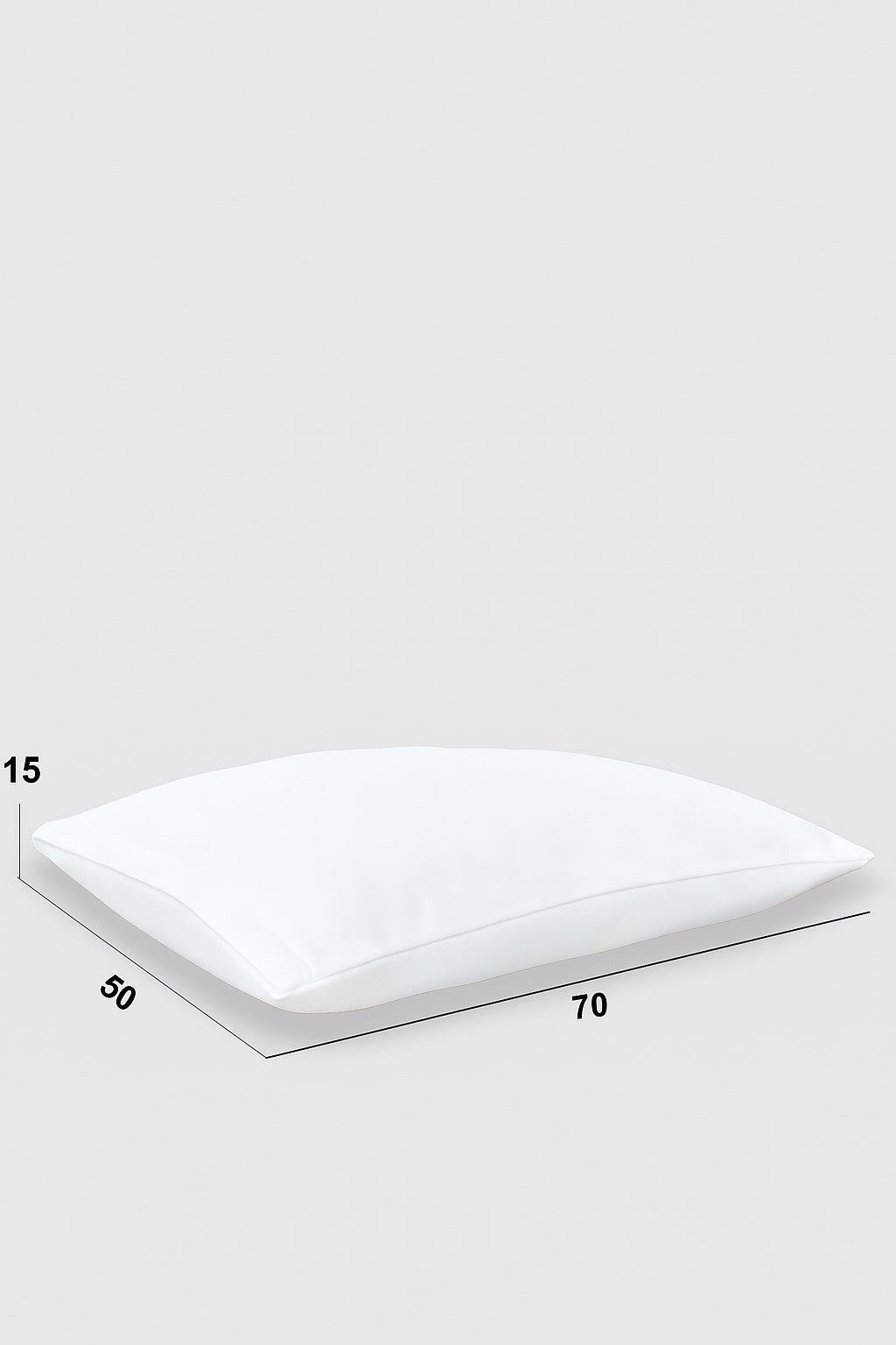 2 Adet Percale Pamuk Yüzlü 1.000 Gr'lık %100 Orjinal Silikon Yastık
