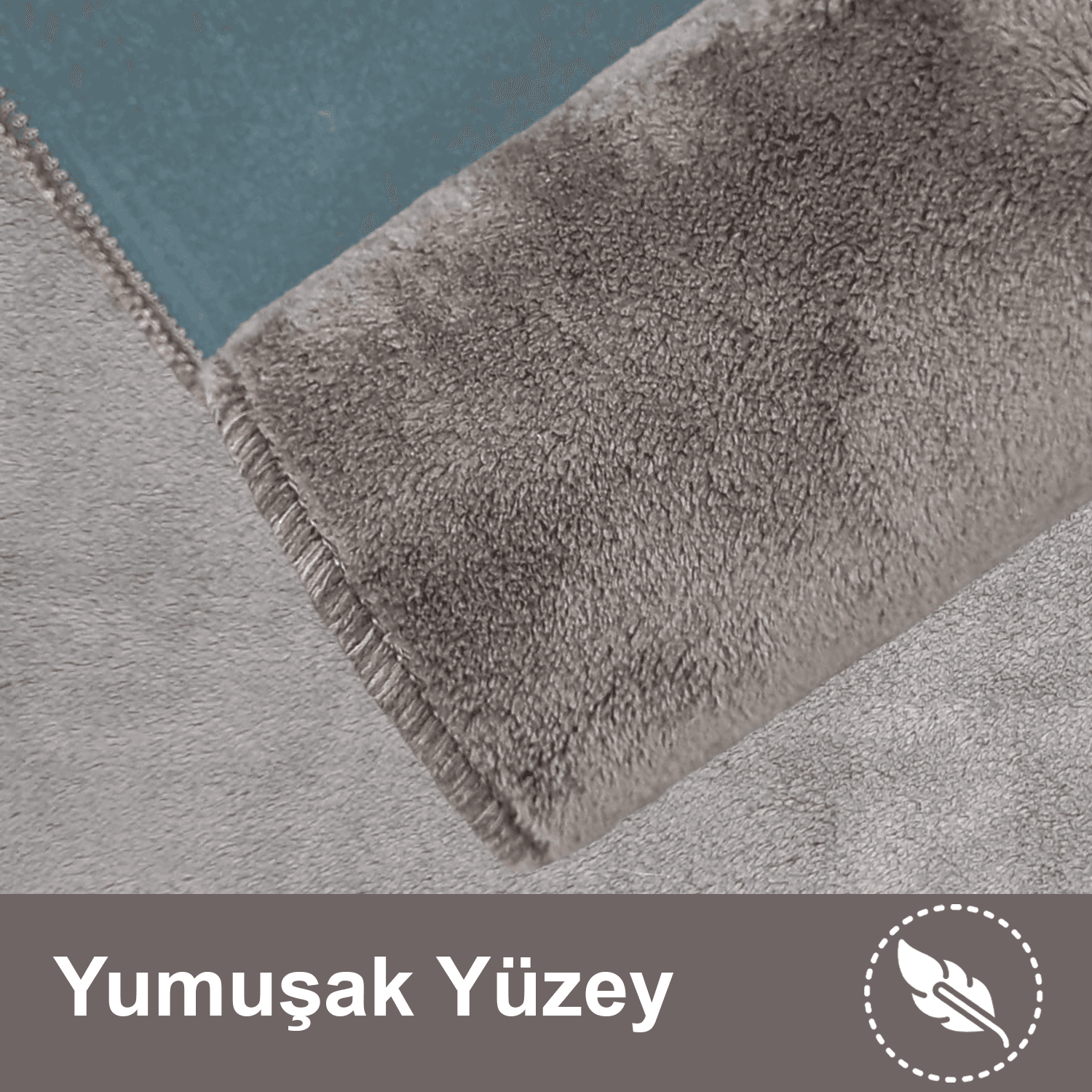 Bonny Home Unicolor Düz 3lü Banyo Paspası Halısı Seti Kaymaz Klozet Takımı - Kahve