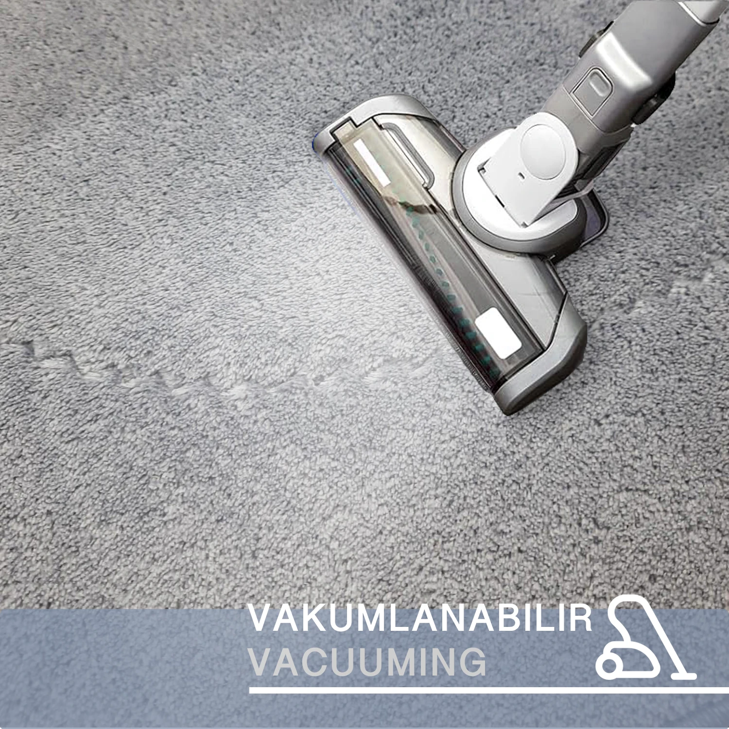 Bonny Home Rixos 2li Banyo Halısı Paspası Seti Kaymaz Tabanlı Klozet Takımı - Gri