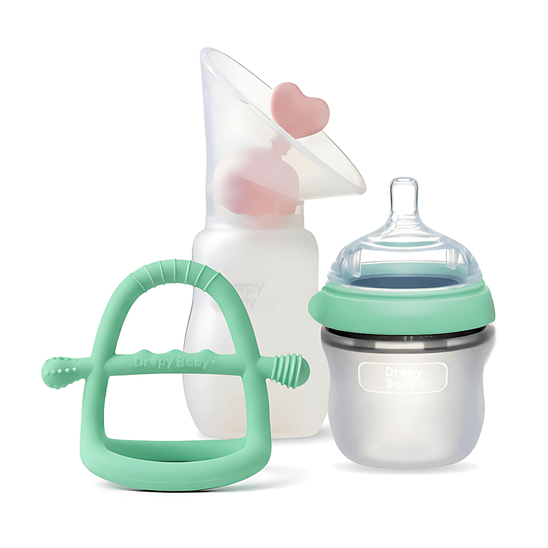 Dropy Baby Comfort Plus Biberon + Diş Kaşıyıcı + Göğüs Pompası