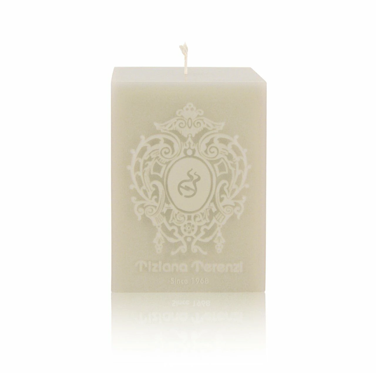 Gold Rose Oudh Beyaz 10 cm Kübik Mum