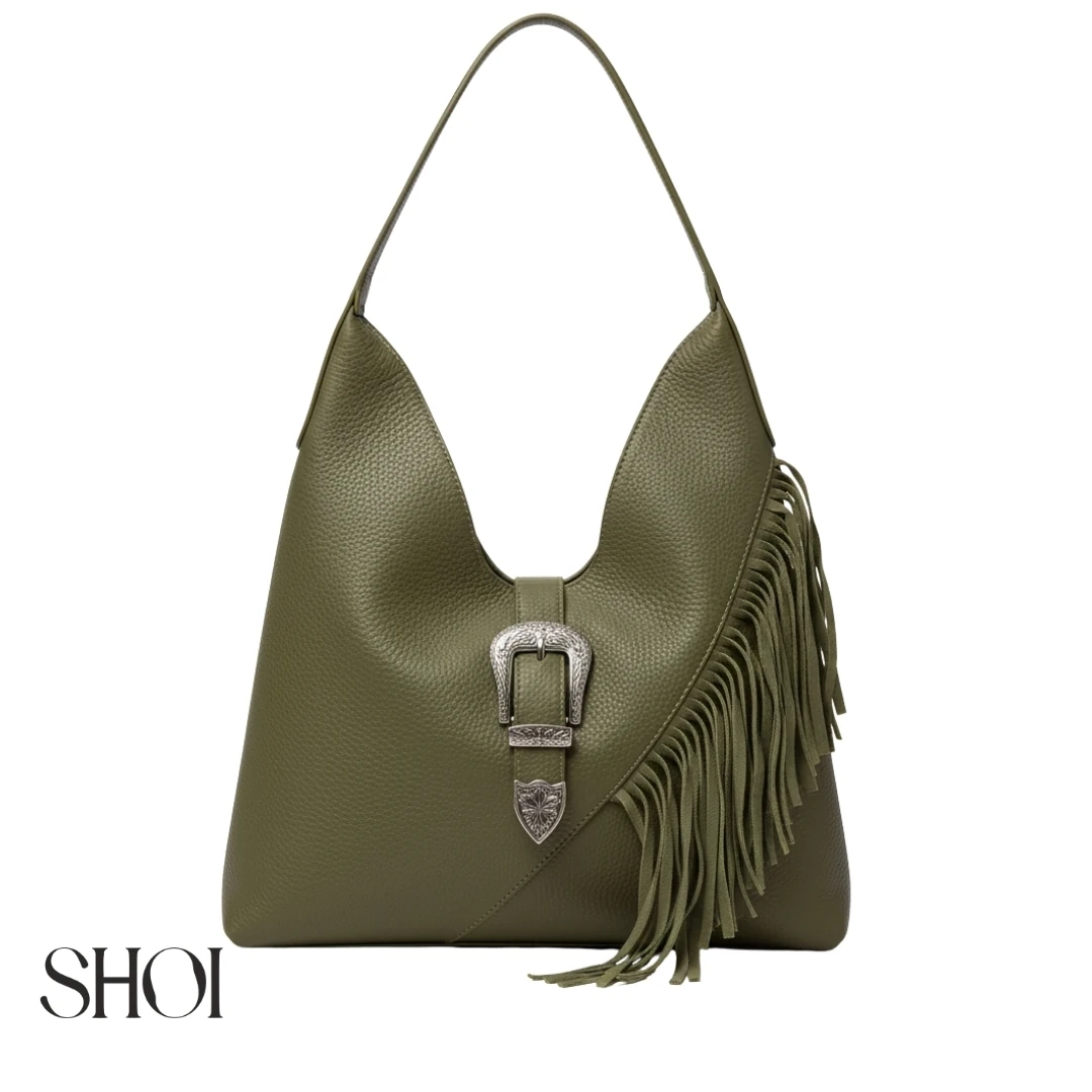 Western Haki Omuz Çantası 