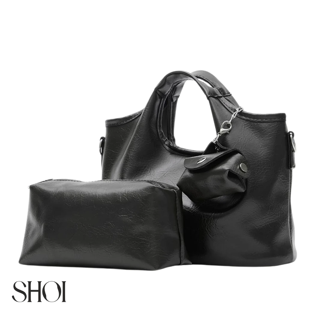 Marla Charmlı Siyah Çanta