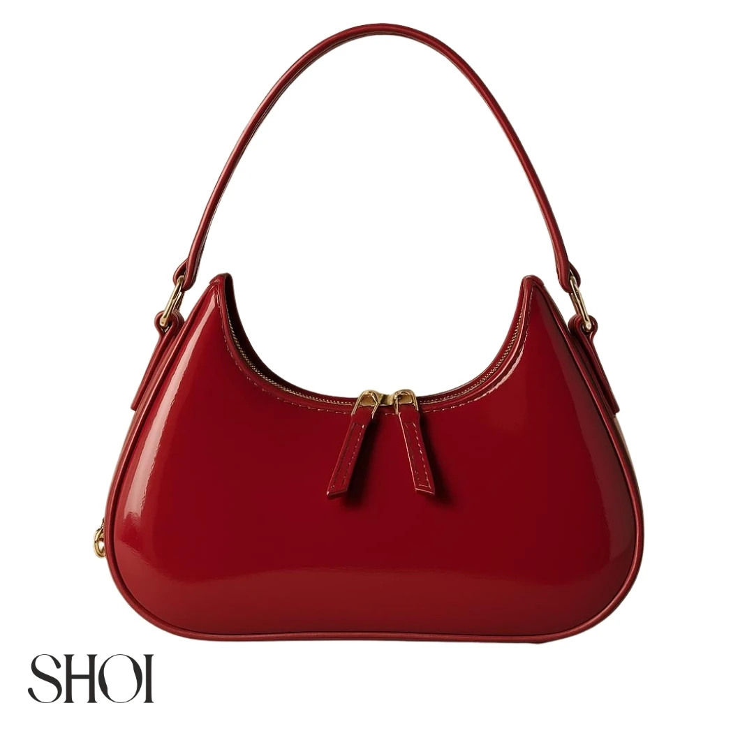 Cherry Bag Bordo El Çantası 