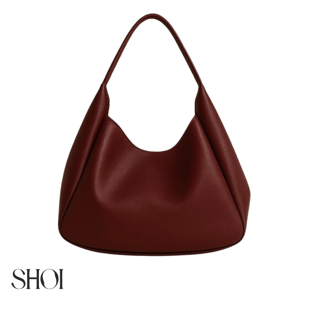 Baggy Bordo Omuz Çantası 