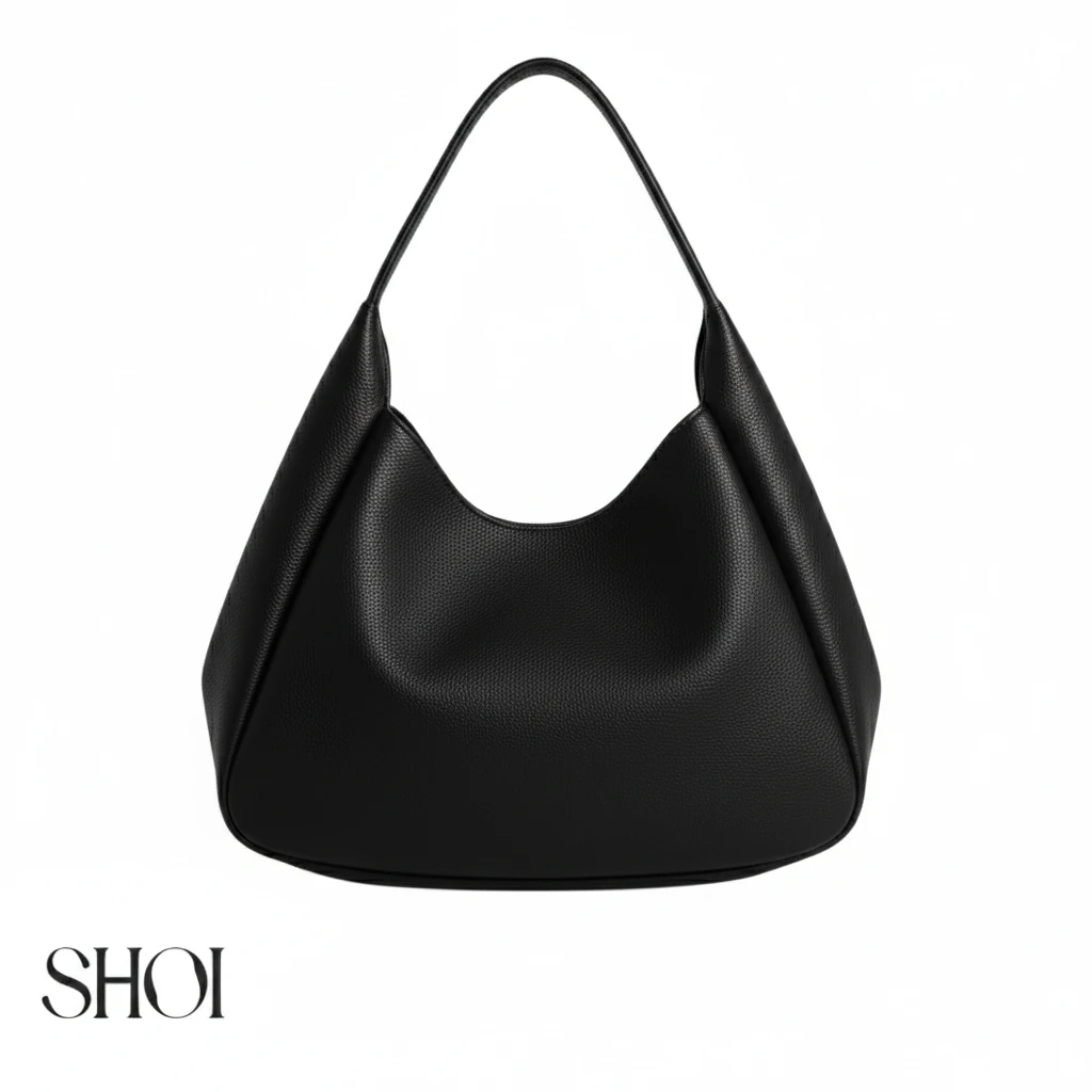 Baggy Siyah Omuz Çantası 