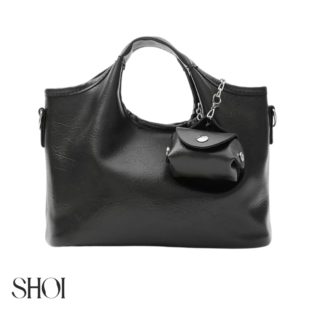 Marla Charmlı Siyah Çanta