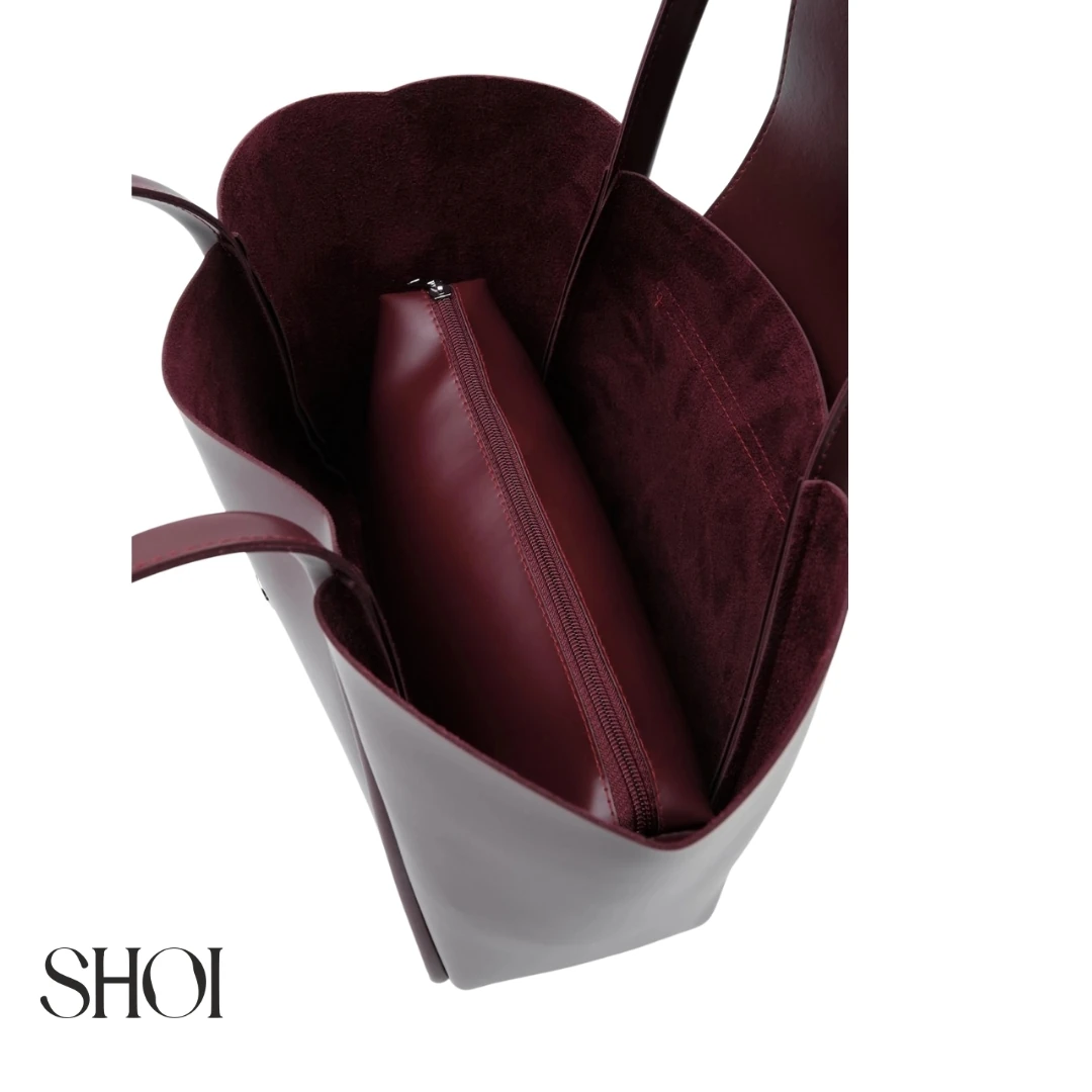 Pera Bordo Omuz Çantası 