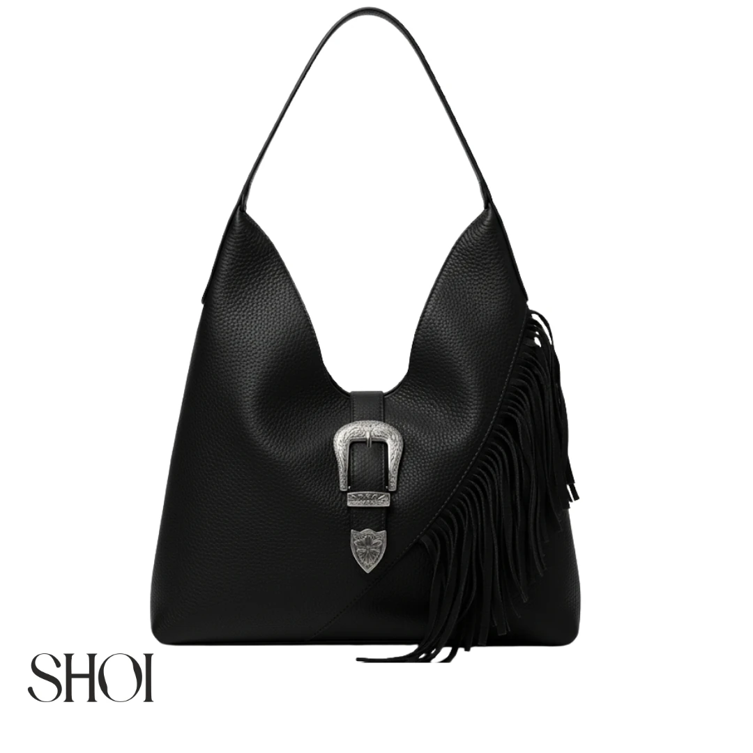 Western Siyah Omuz Çantası 