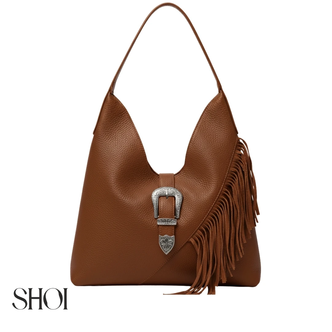 Western Kahve Omuz Çantası 