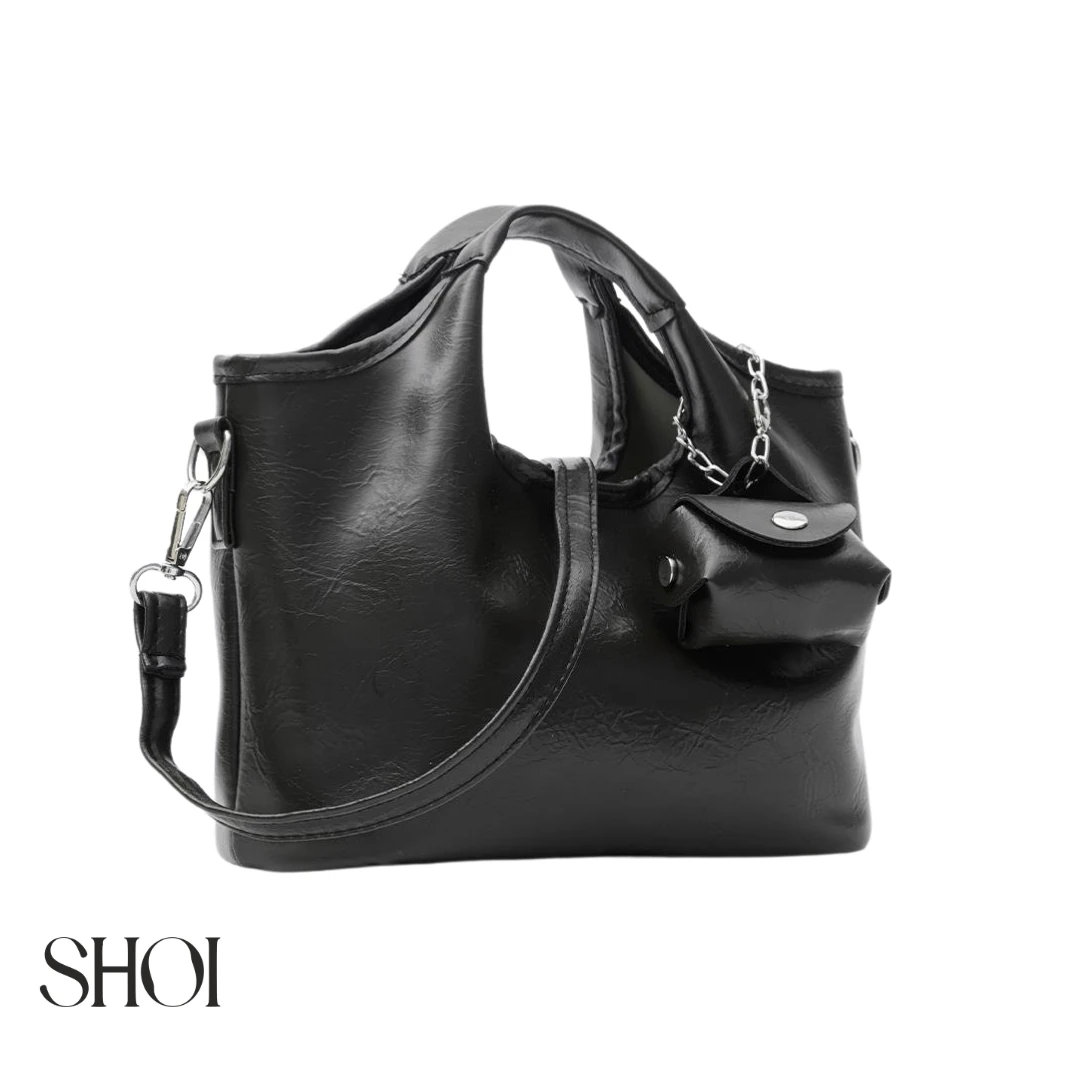 Marla Charmlı Siyah Çanta