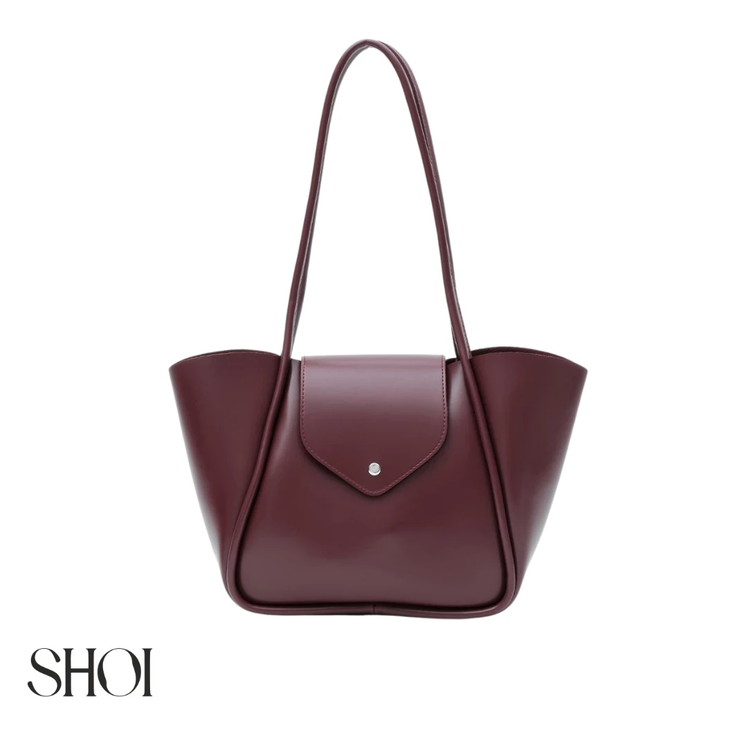 Pera Bordo Omuz Çantası 