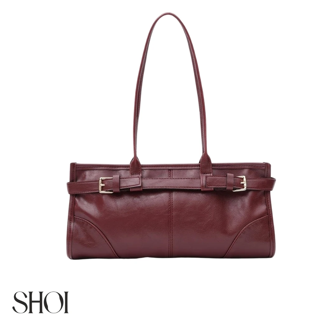 Emily Baget Bordo Çanta 