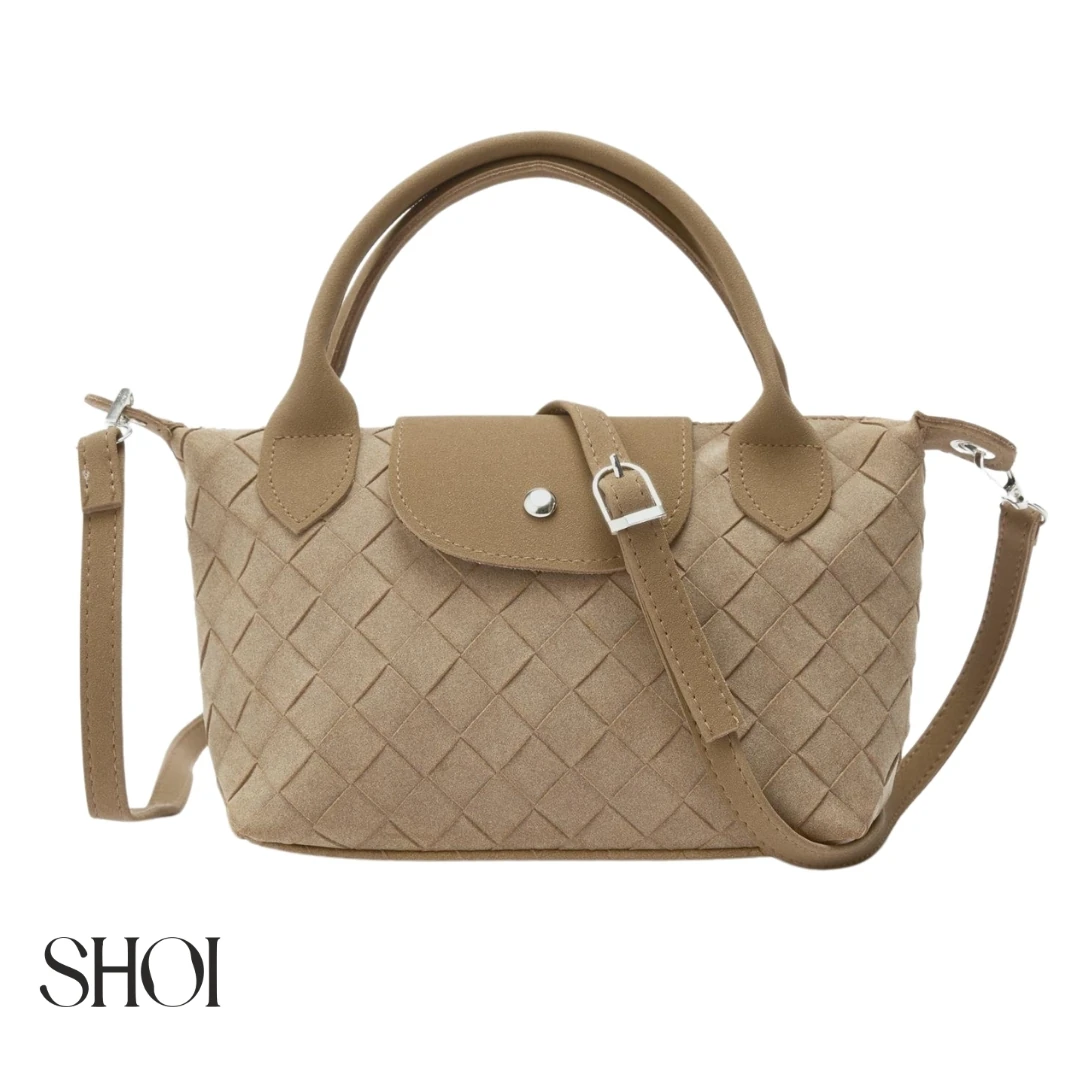 Nova Süet Açık Kahve Mini Çanta 