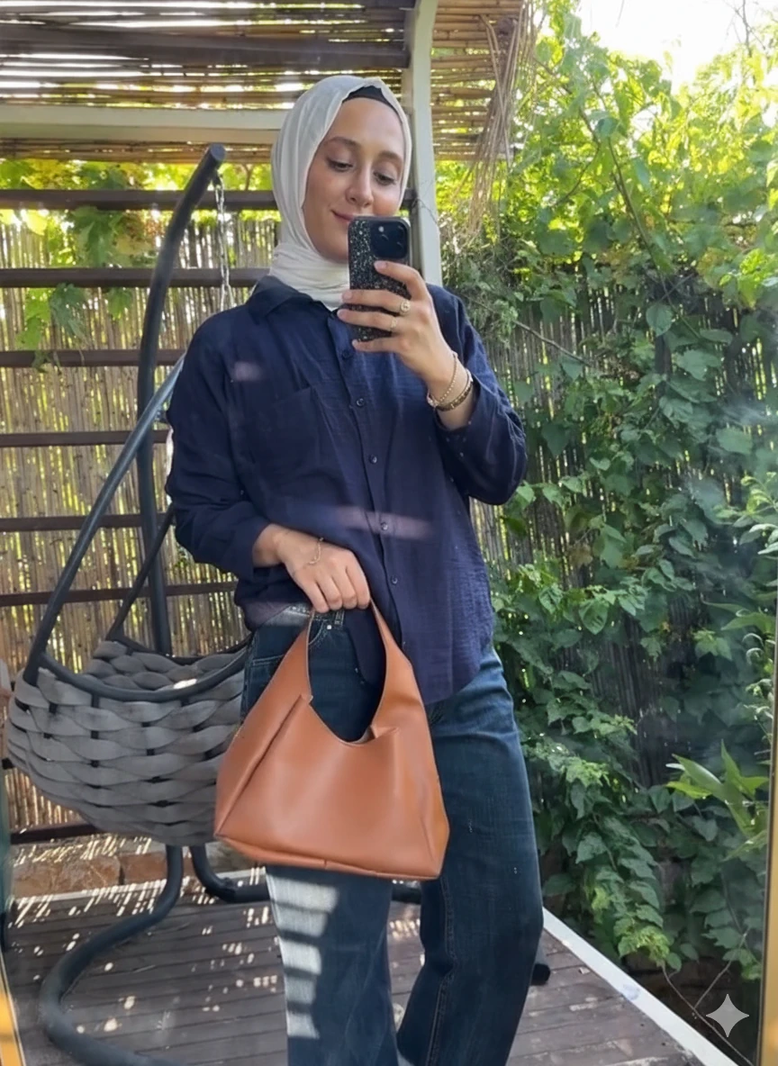 Baggy Taba Omuz Çantası 