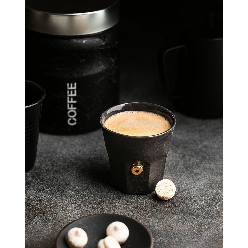 Dot Porselen Elyapımı Kulpsuz Mat Espresso Türk Kahvesi Fincanı