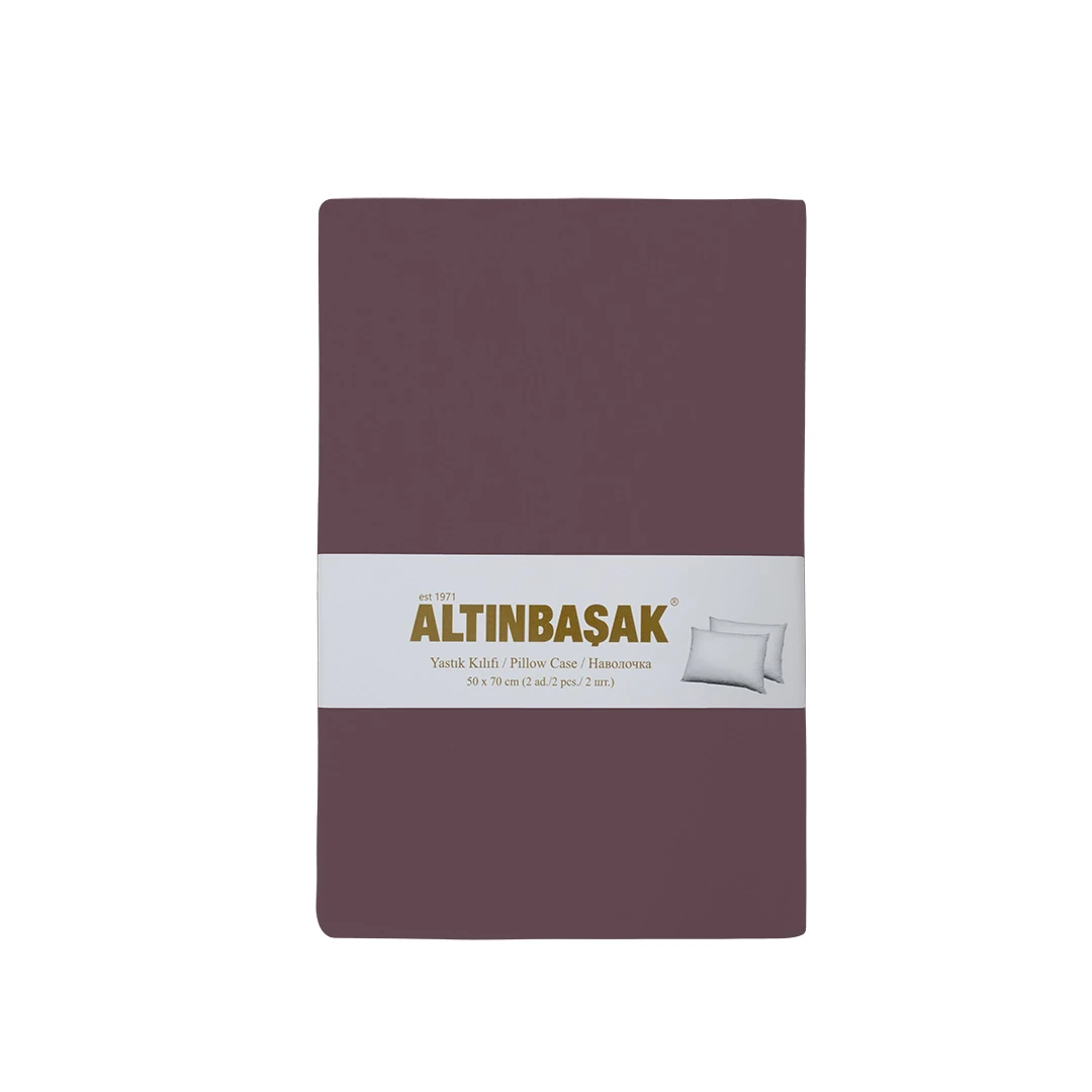 Freesia 2'li Yastık Kılıfı Mürdüm