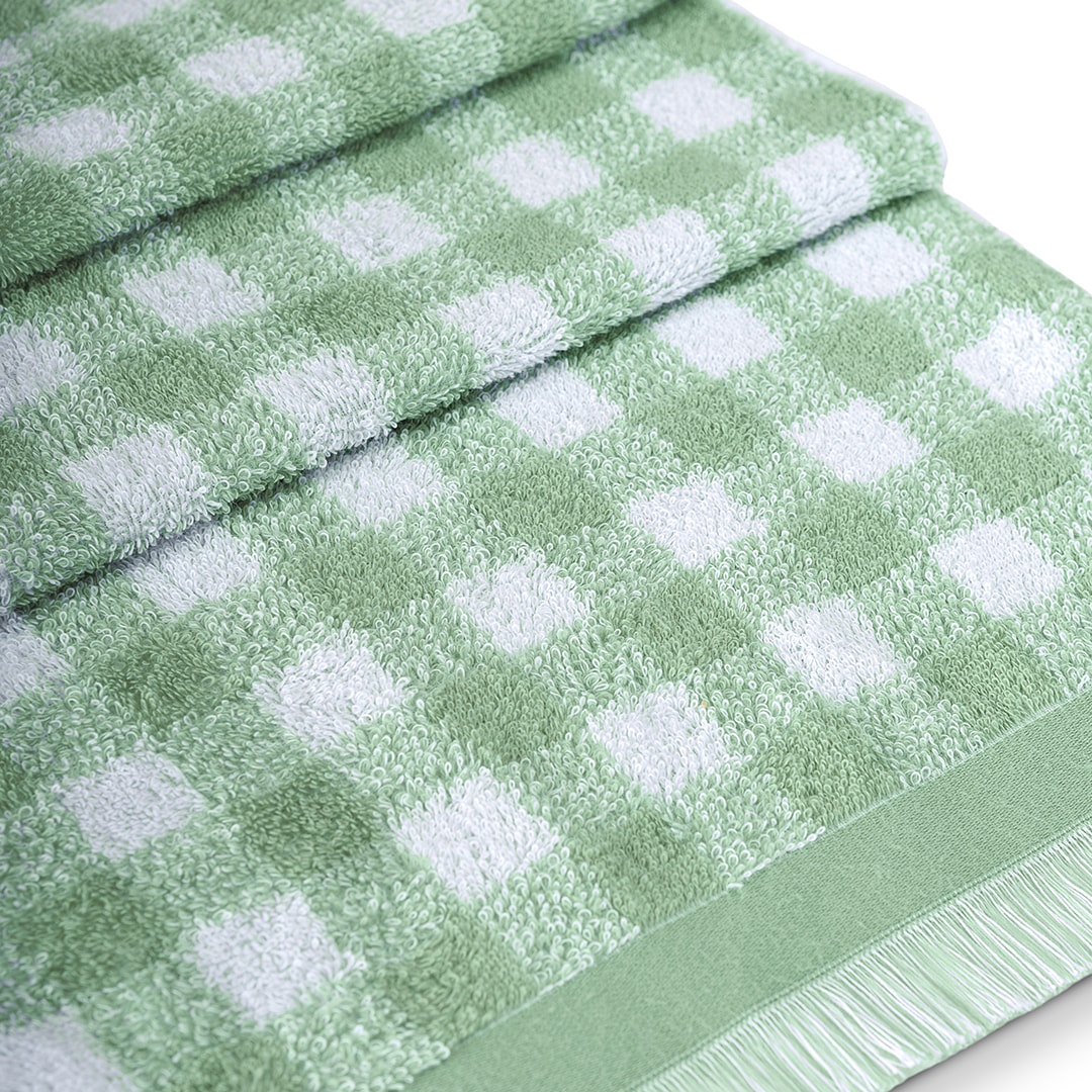 Gracia %100 Pamuk İplik Boyalı Banyo Havlusu Seti 3'lü