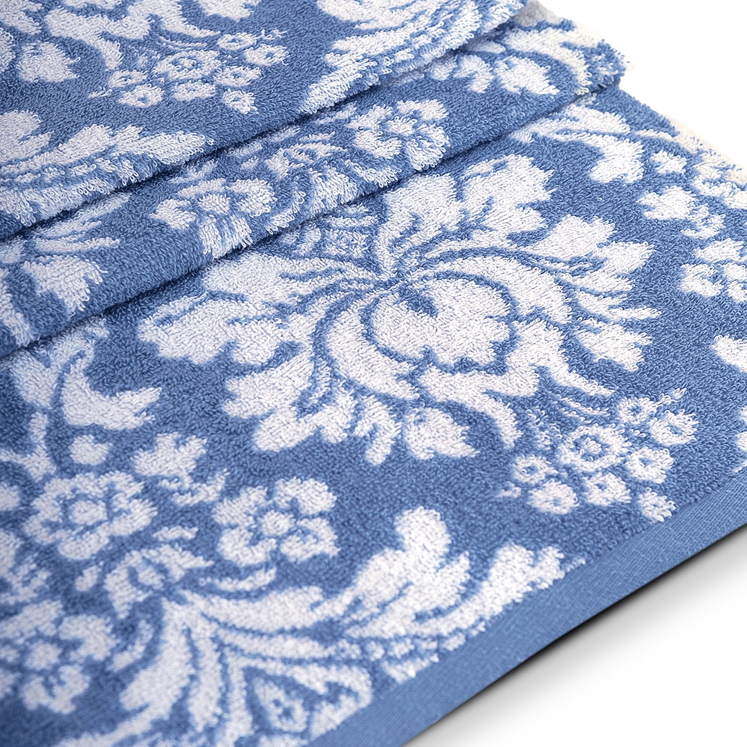 Luce %100 Pamuk İplik Boyalı Banyo Havlusu Seti 3'lü