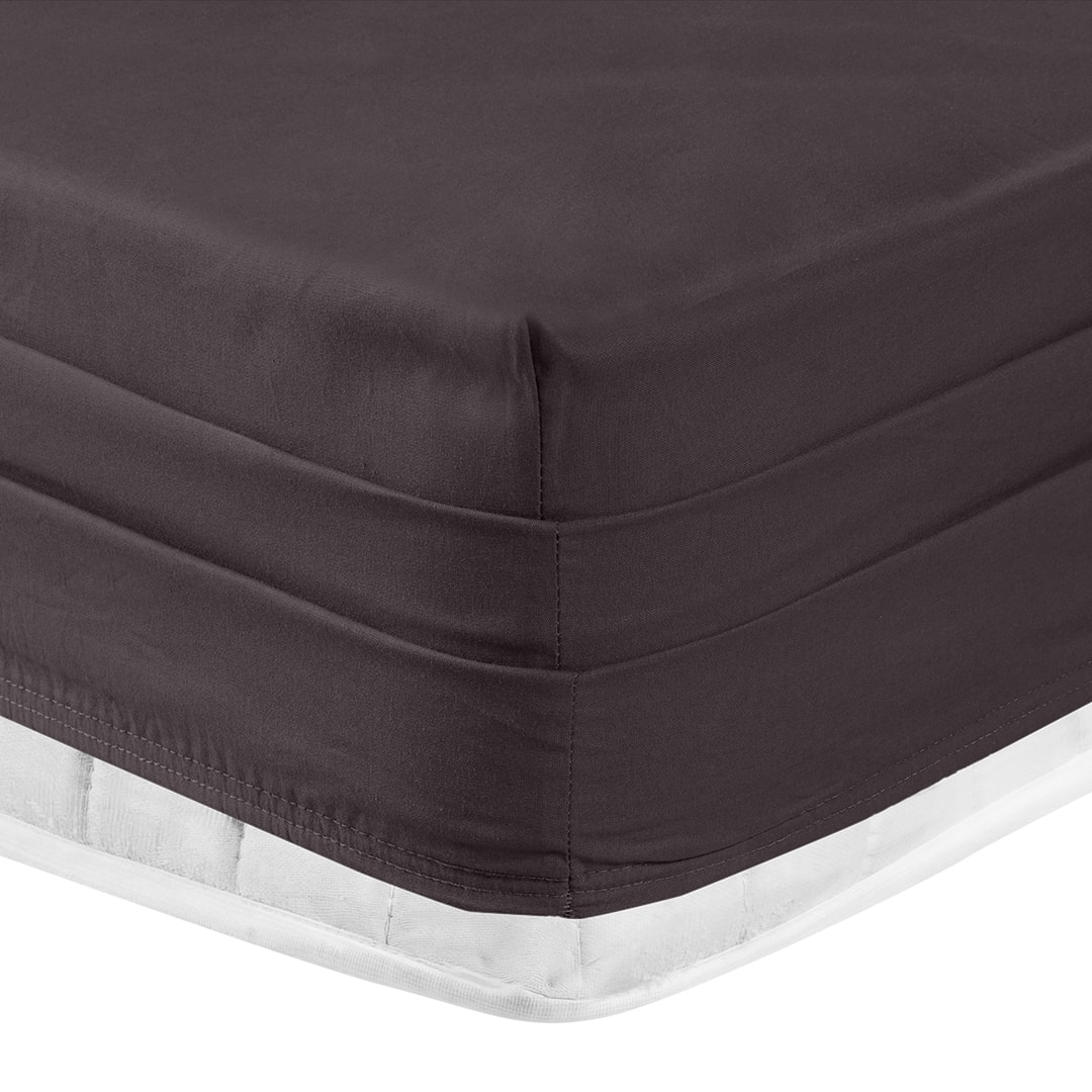 Infinity Çift Kişilik Poplin Nevresim Takımı Mürdüm (6 Parça)