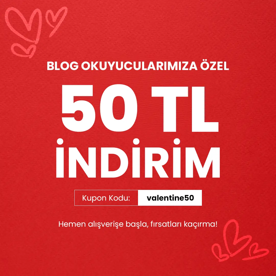 Blog Okuyucularına Özel 50TL İndirim