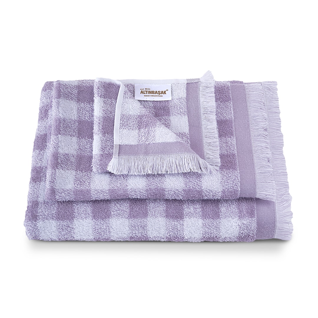 Gracia %100 Pamuk İplik Boyalı Banyo Havlusu Seti 3'lü