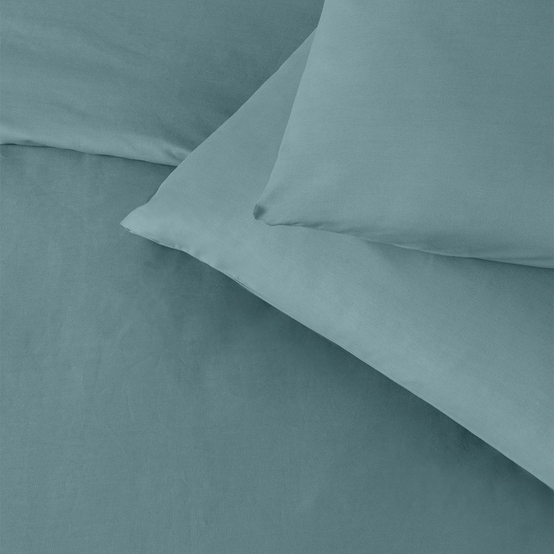 Freesia Çift Kişilik Ranforce Nevresim Seti Mint (3 Parça)