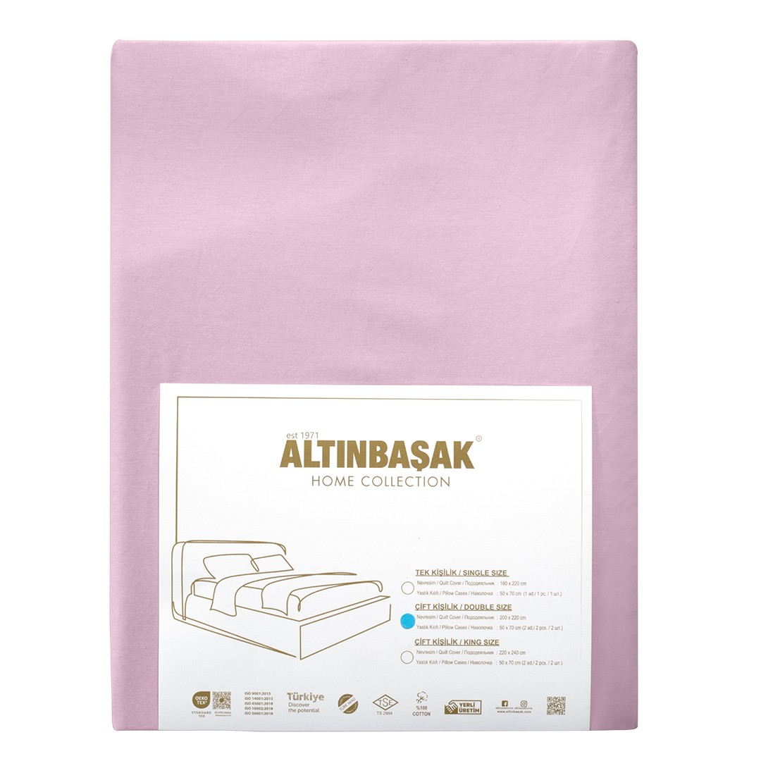 Freesia Tek Kişilik Ranforce Nevresim Seti Lila (2 Parça)