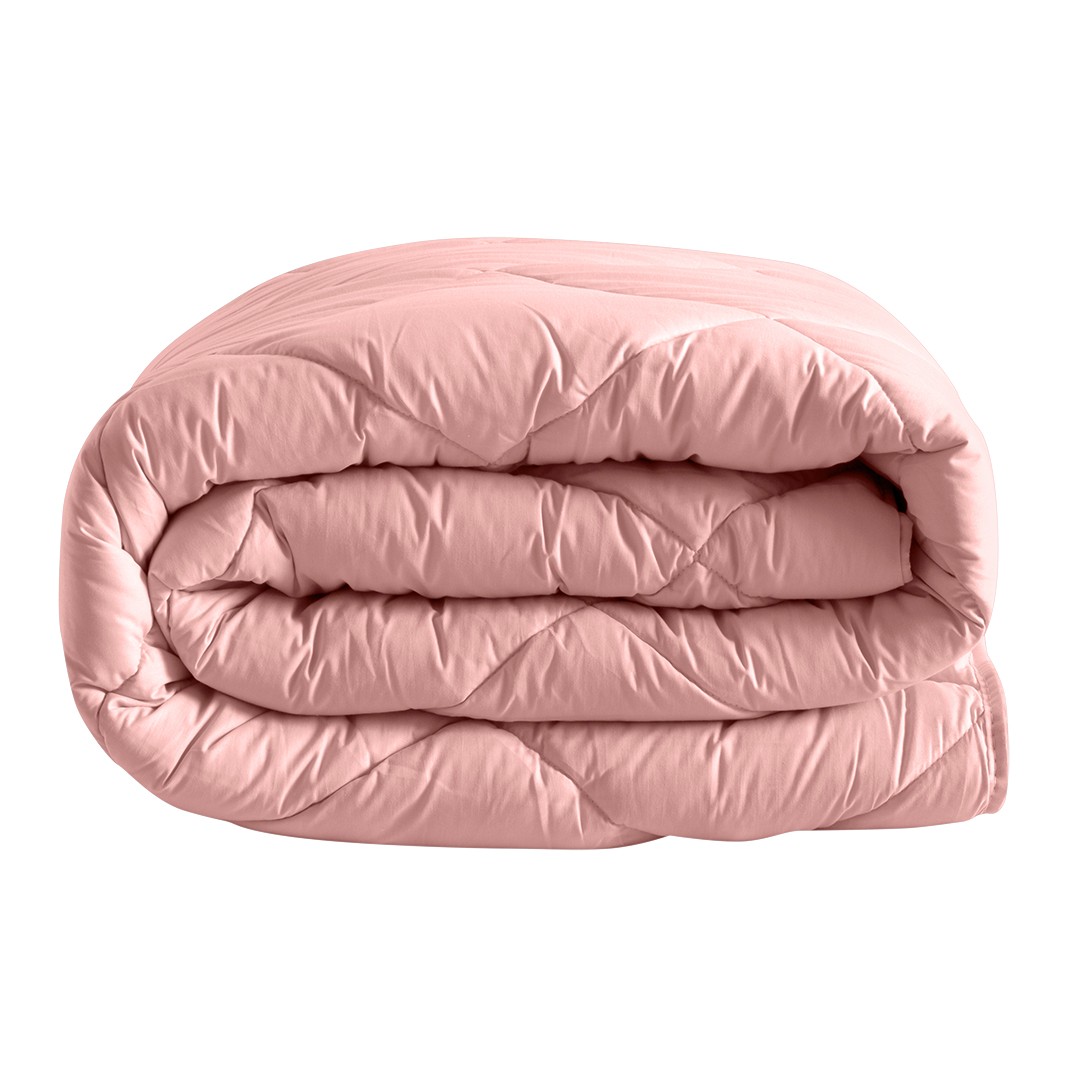 Aura Ranforce Yorgan 155x215 cm Pembe